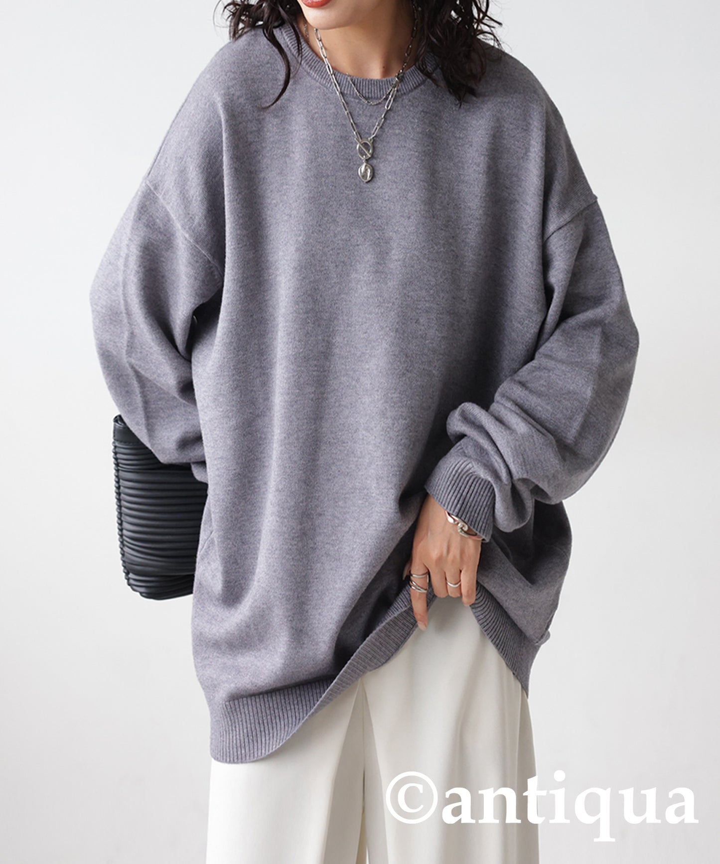 Crew neck knit Ladies