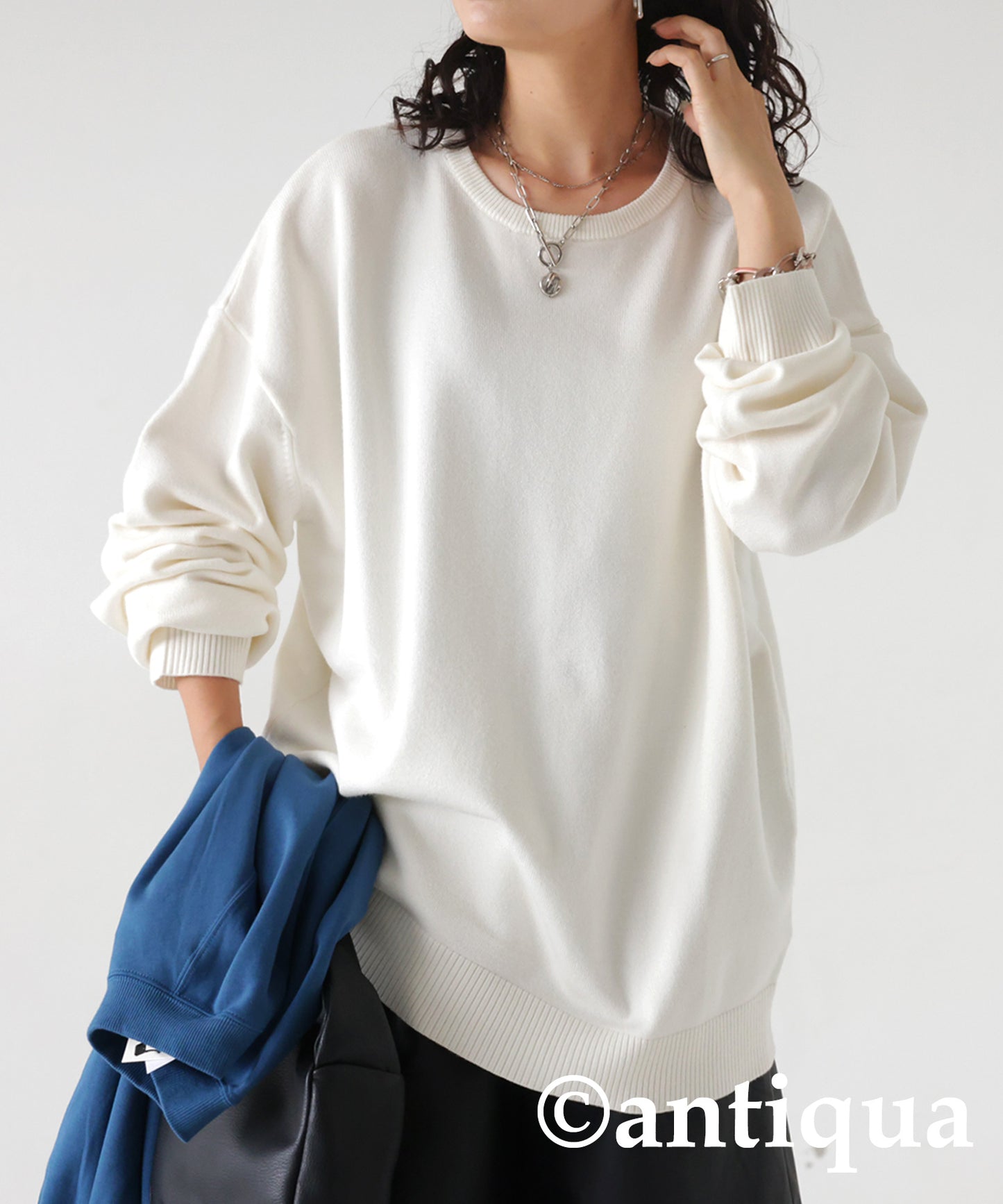 Crew neck knit Ladies