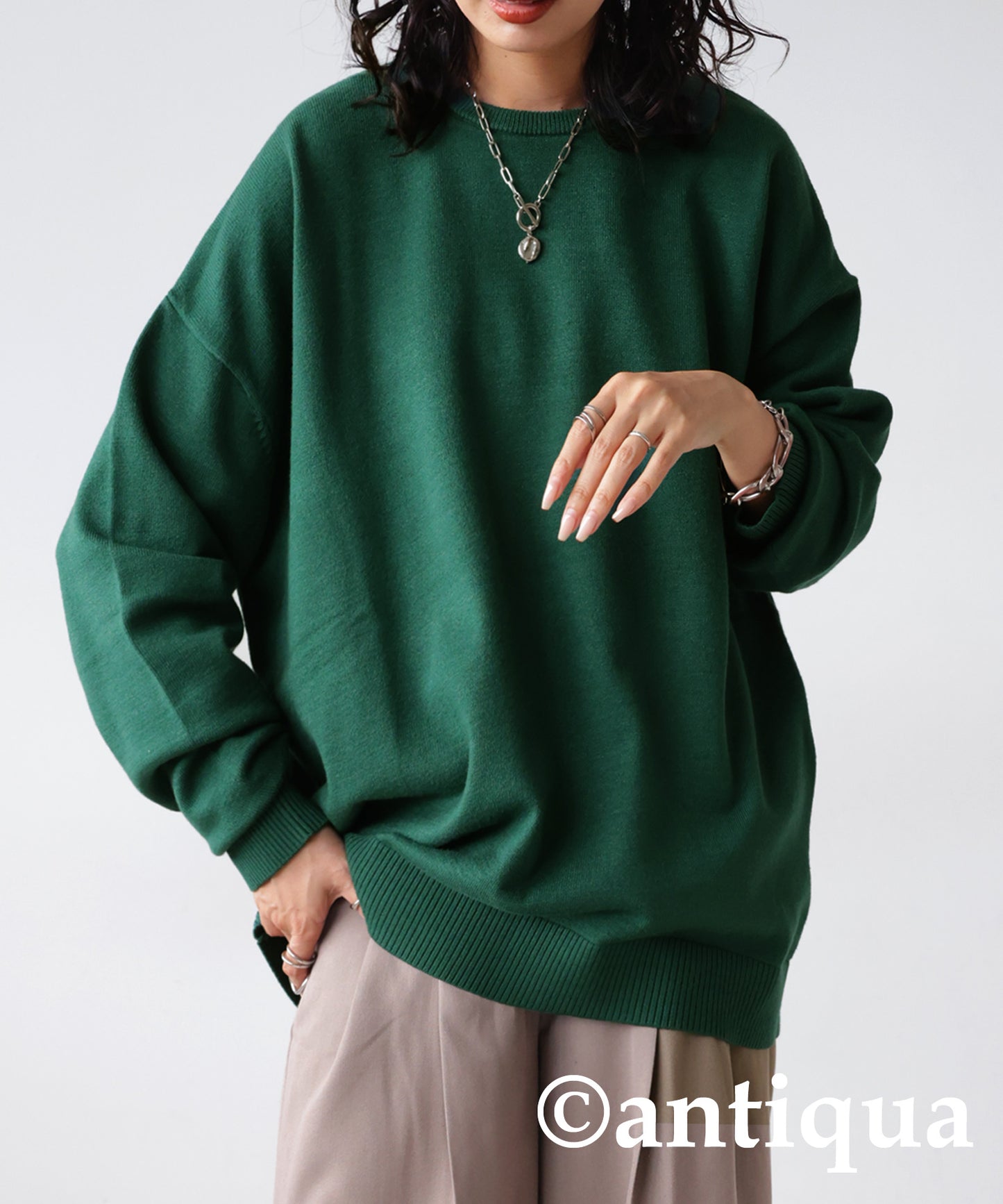 Crew neck knit Ladies