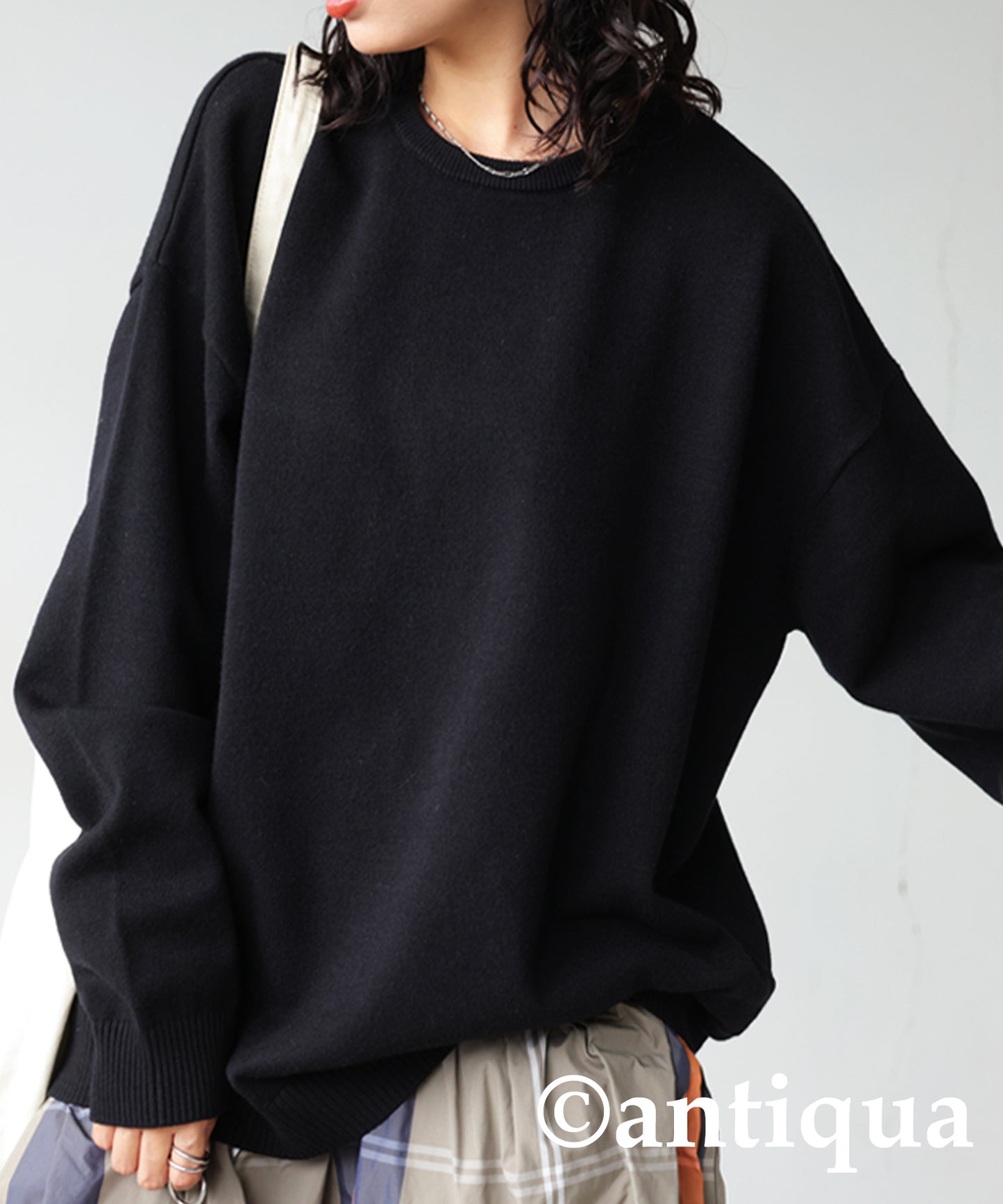 Crew neck knit Ladies