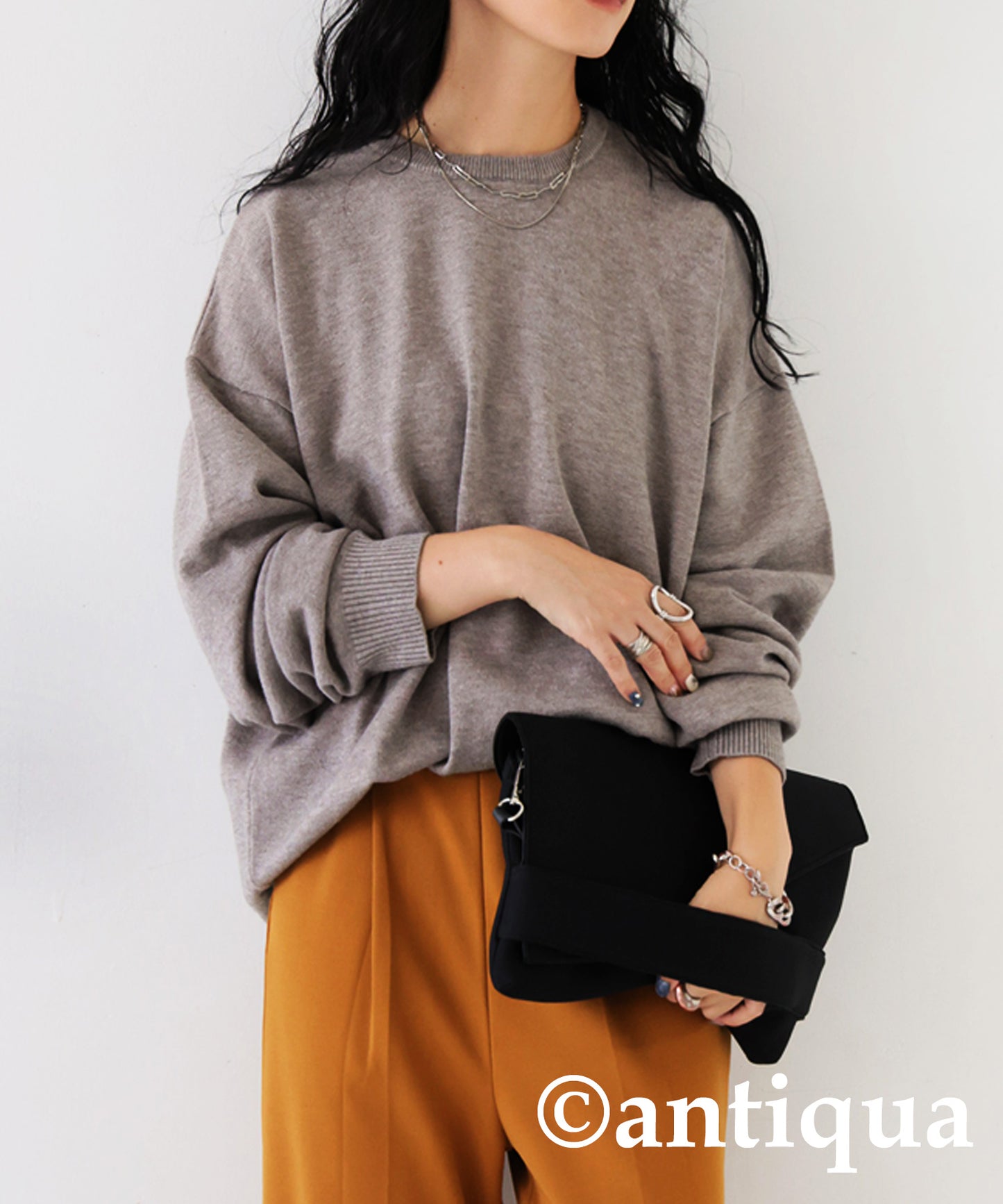 Crew neck knit Ladies