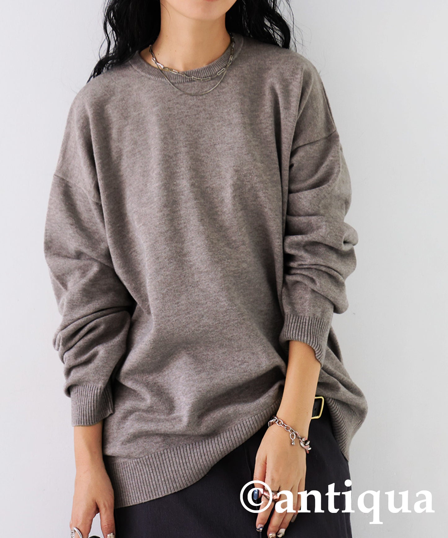 Crew neck knit Ladies