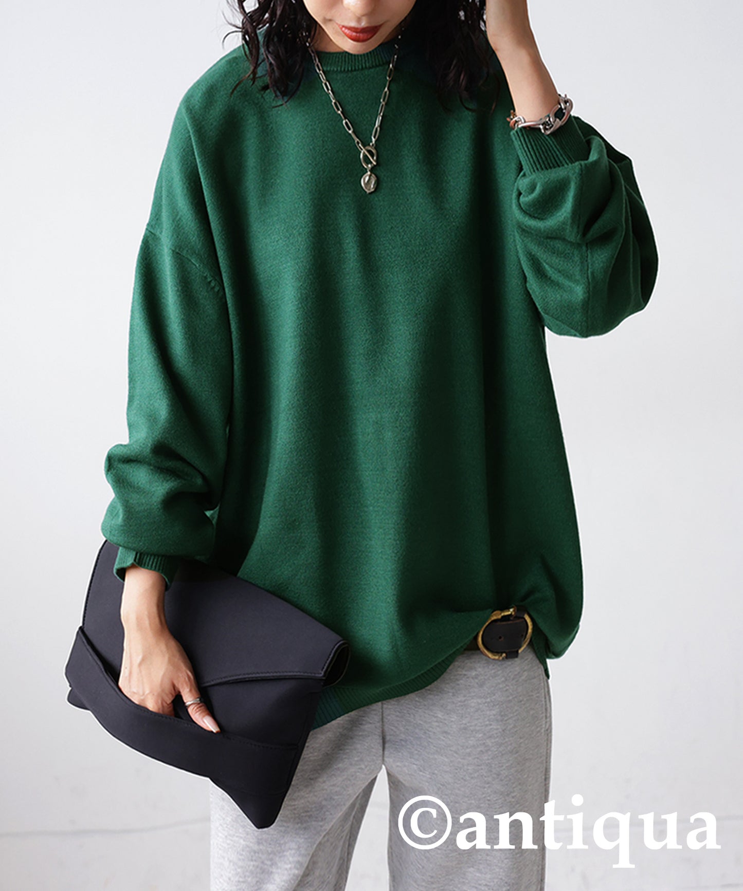 Crew neck knit Ladies