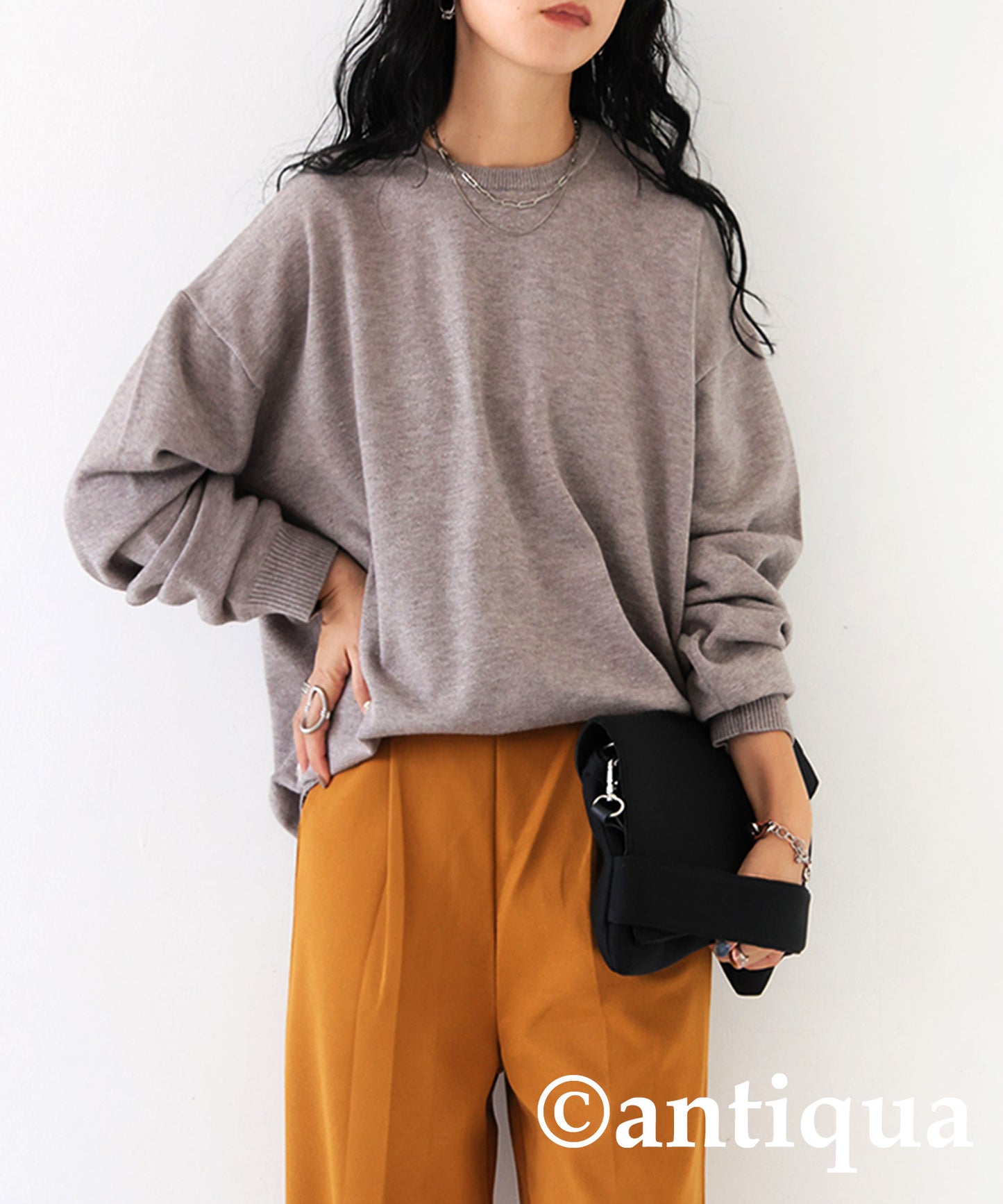 Crew neck knit Ladies