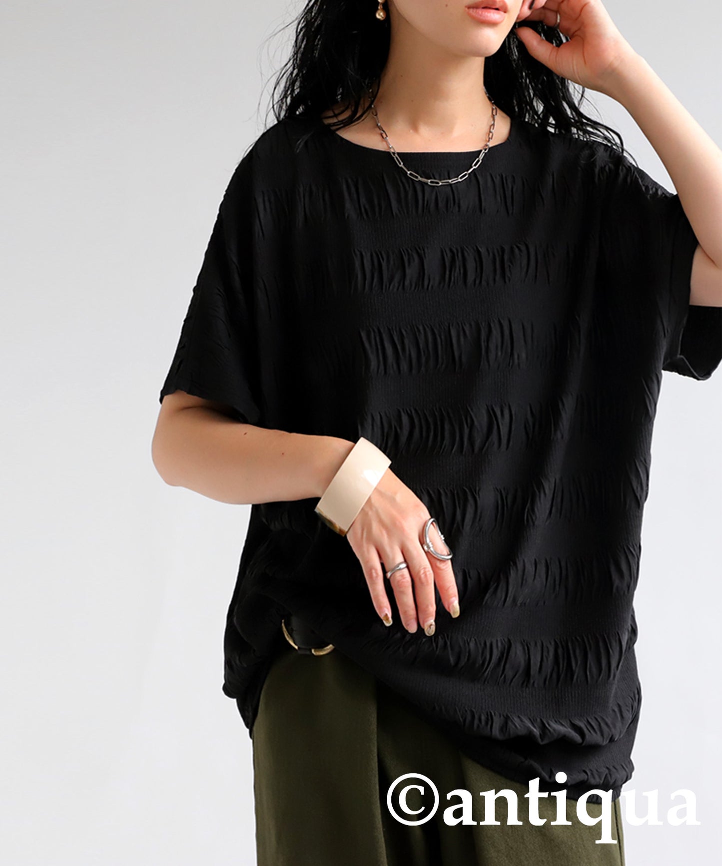 Jacquard dolman tops Ladies