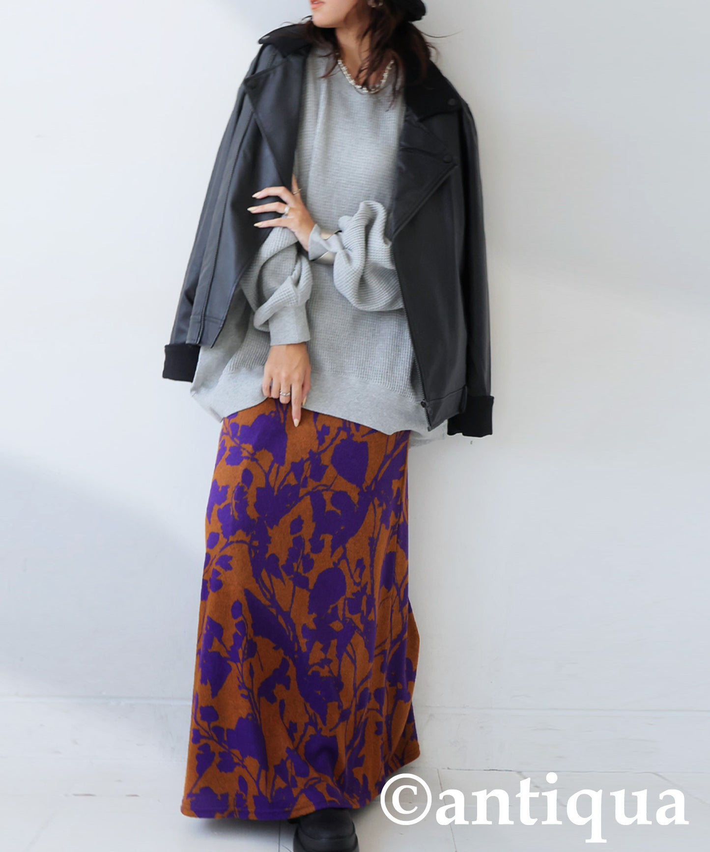 ONI-Waffle Side Rib Pullover Ladies