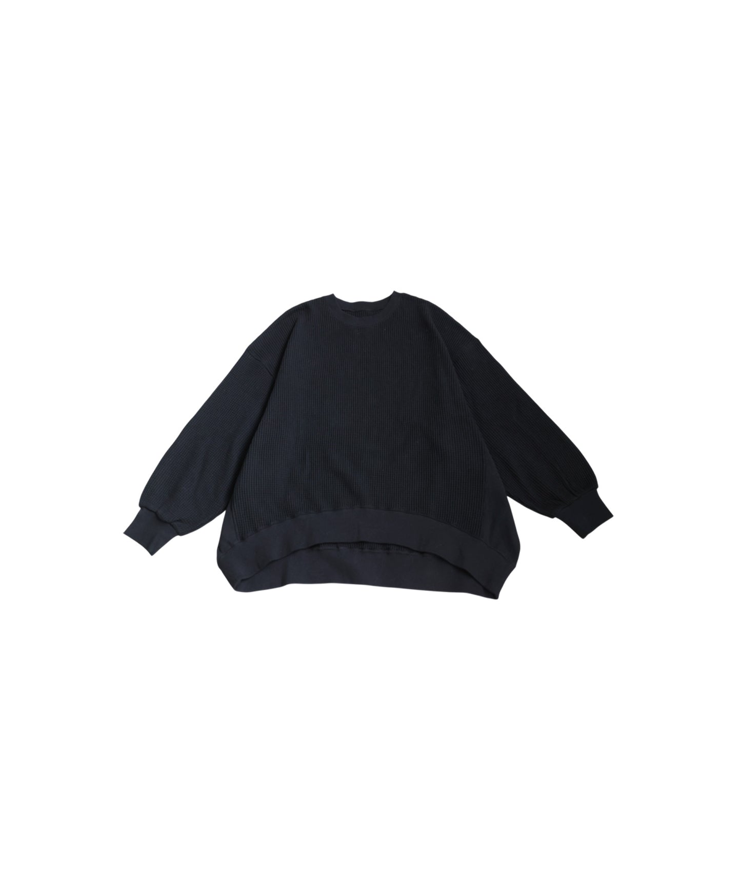 ONI-Waffle Side Rib Pullover Ladies