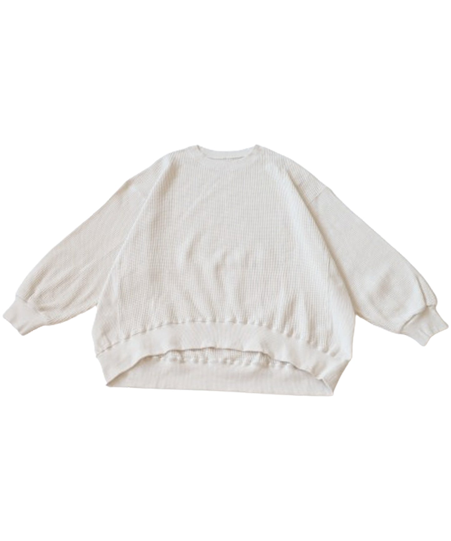 ONI-Waffle Side Rib Pullover Ladies