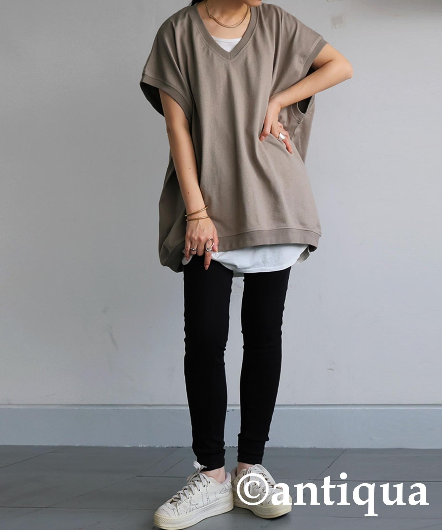 Ladies Basque Design T-Shirt