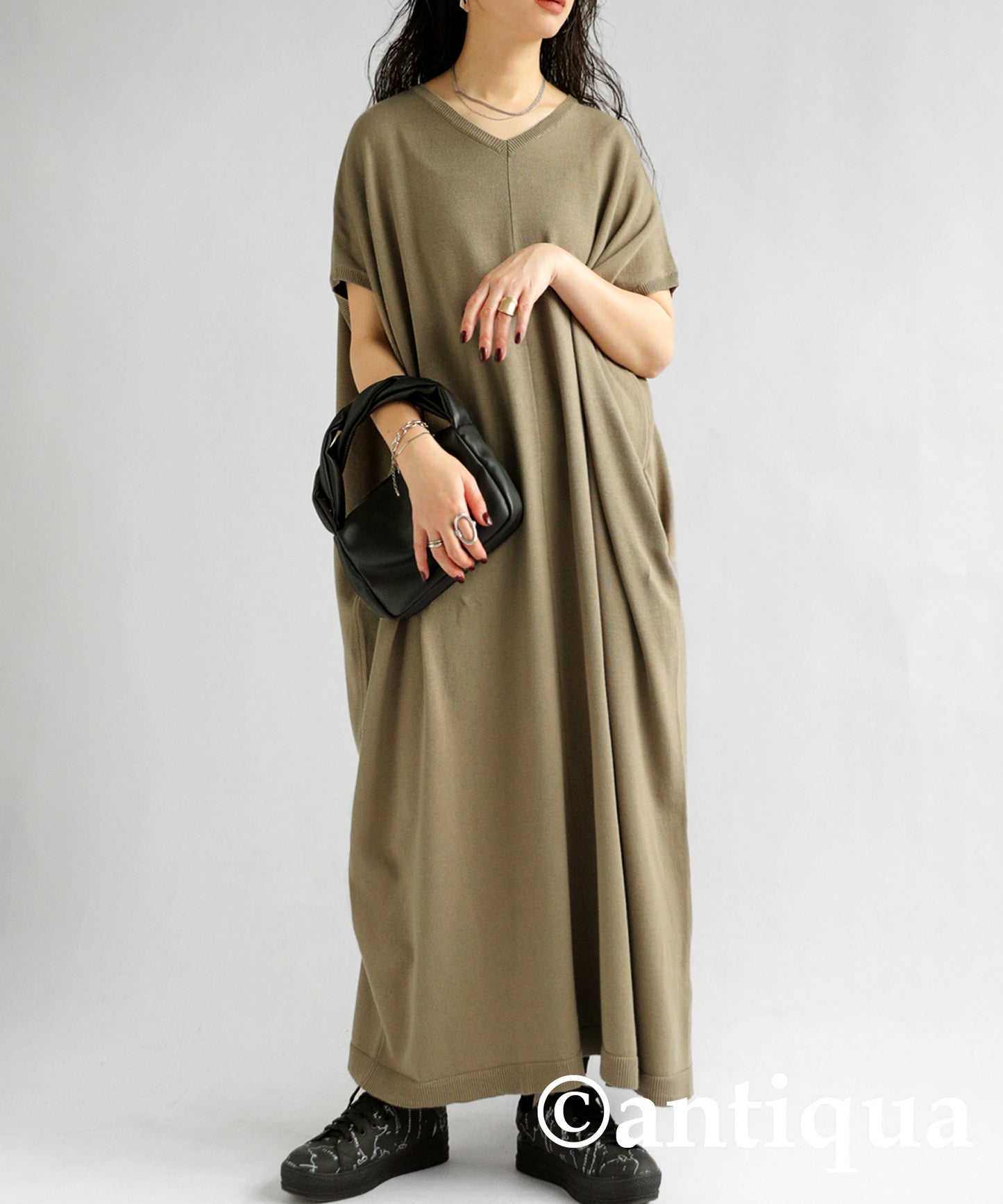 Dolman Knit Dress Ladies