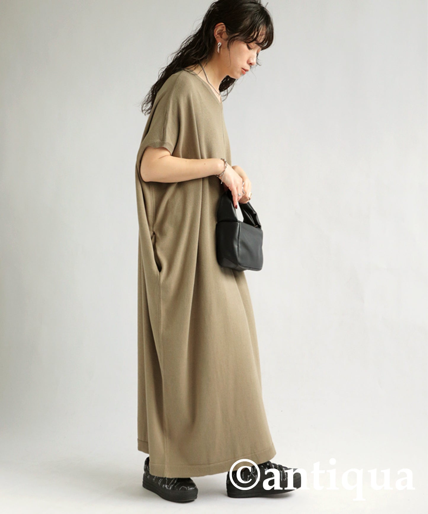 Dolman Knit Dress Ladies