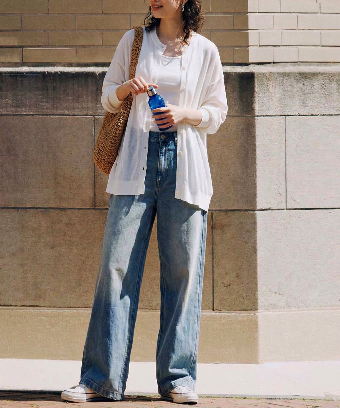 Sheer Knit Cardigan Ladies