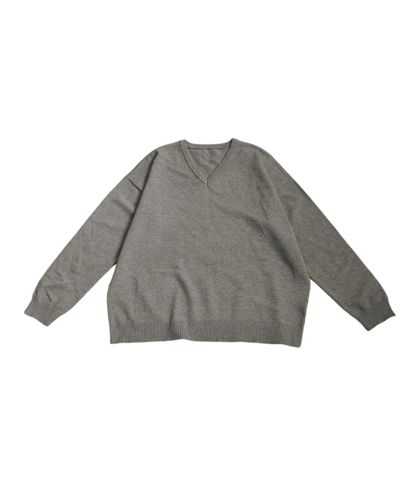 V-Neck Long Sleeve Knit Ladies