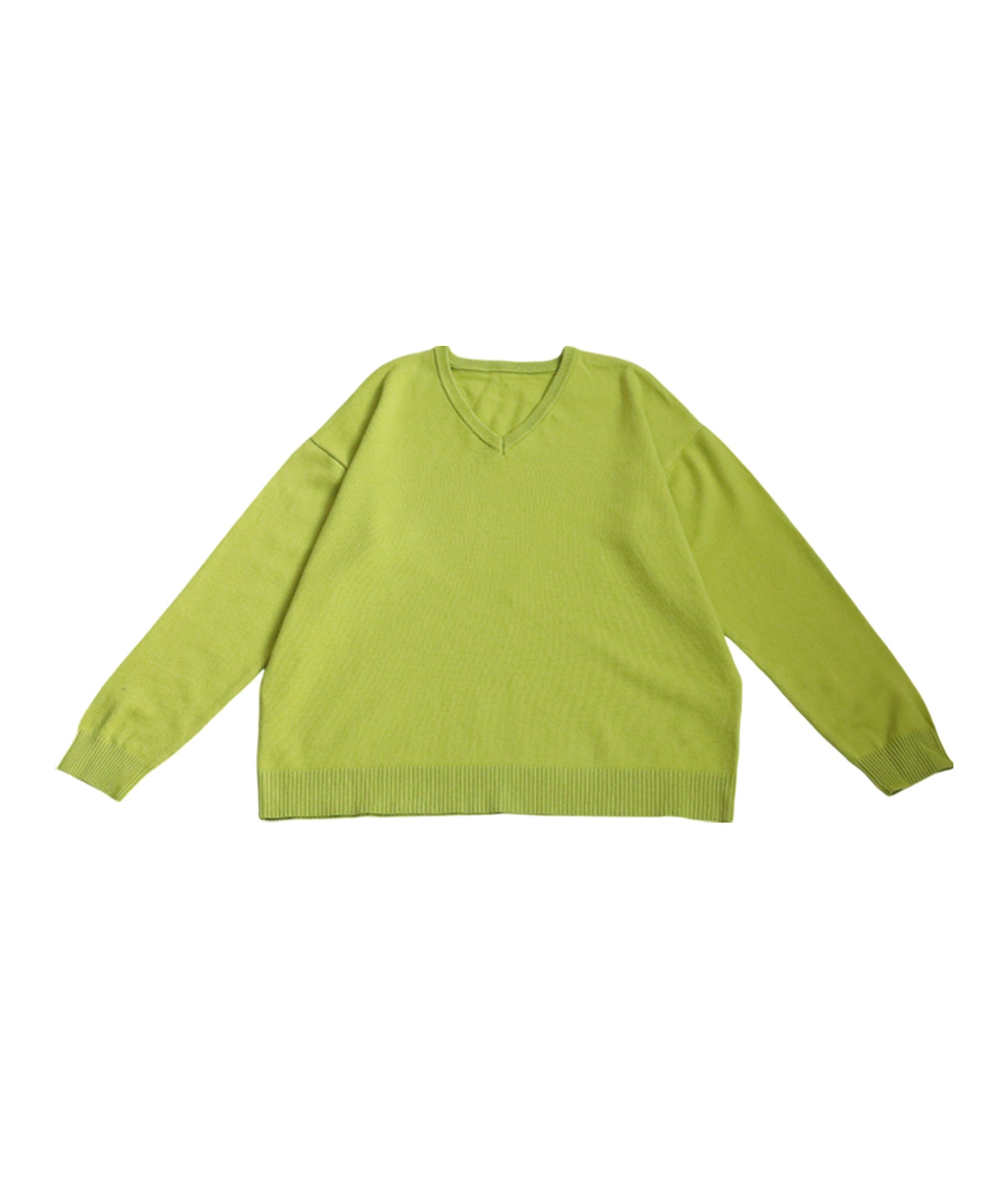 V-Neck Long Sleeve Knit Ladies