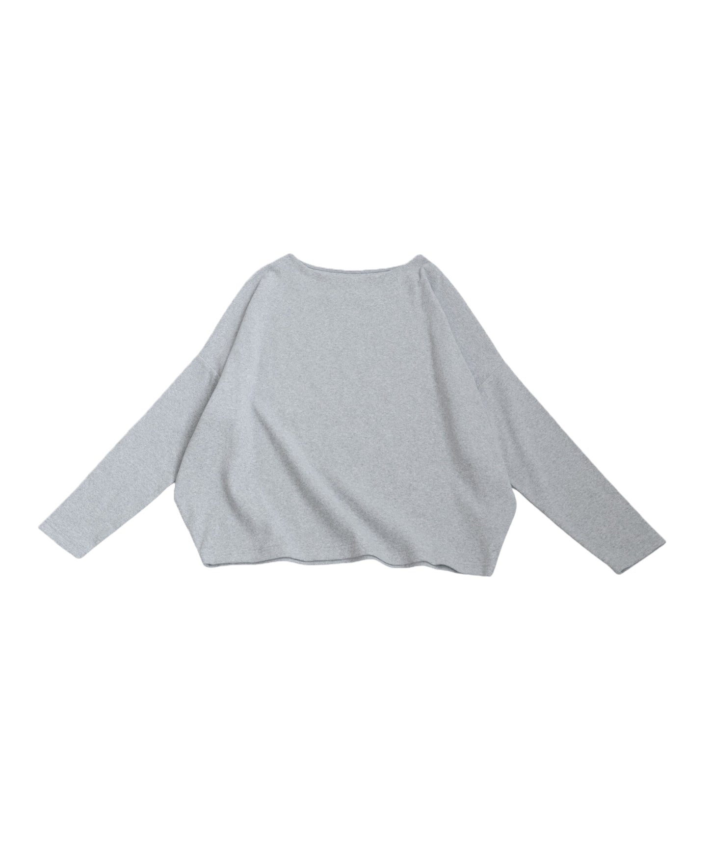 Cocoon Rib Tops Long Sleeve Ladies