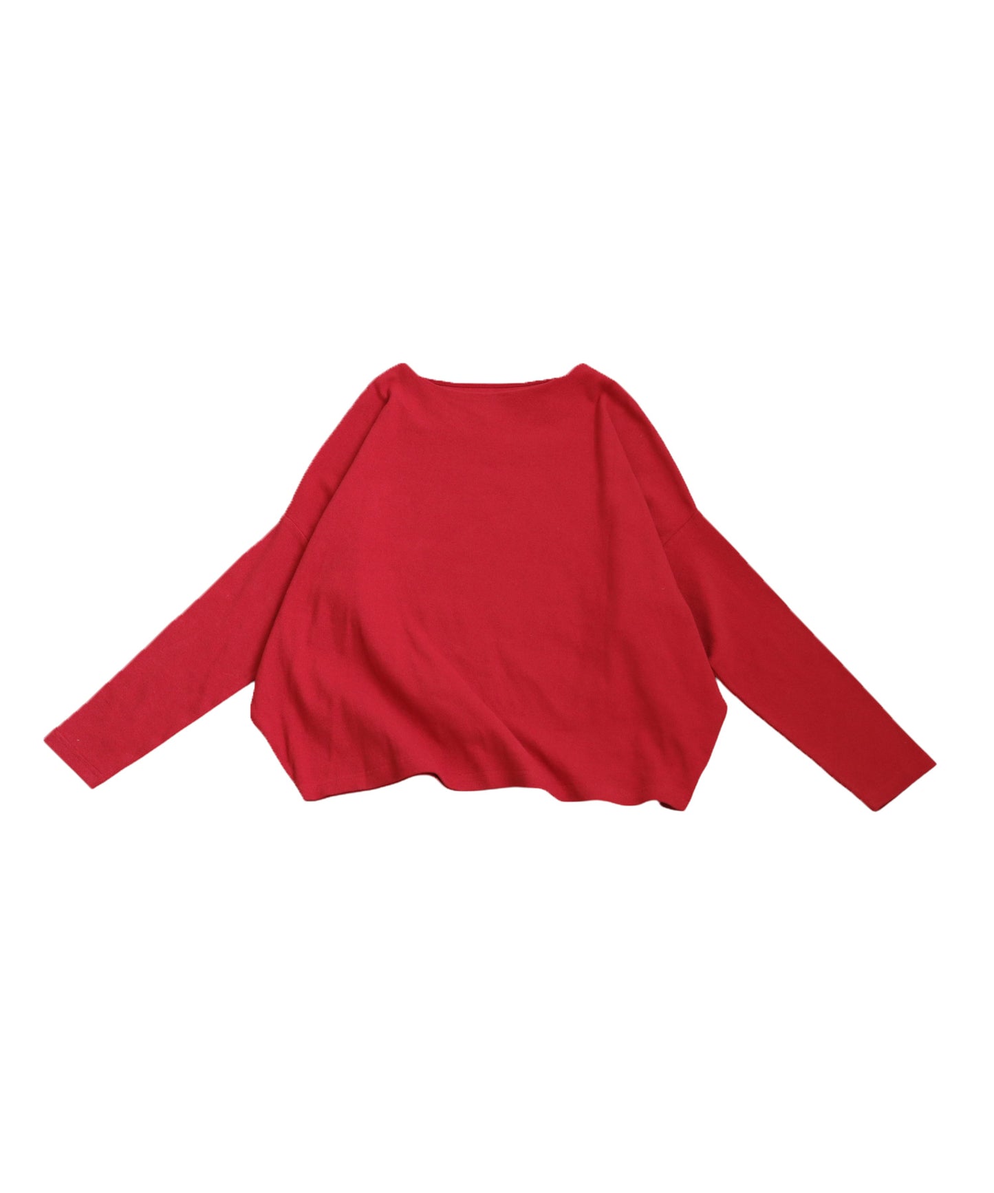 Cocoon Rib Tops Long Sleeve Ladies