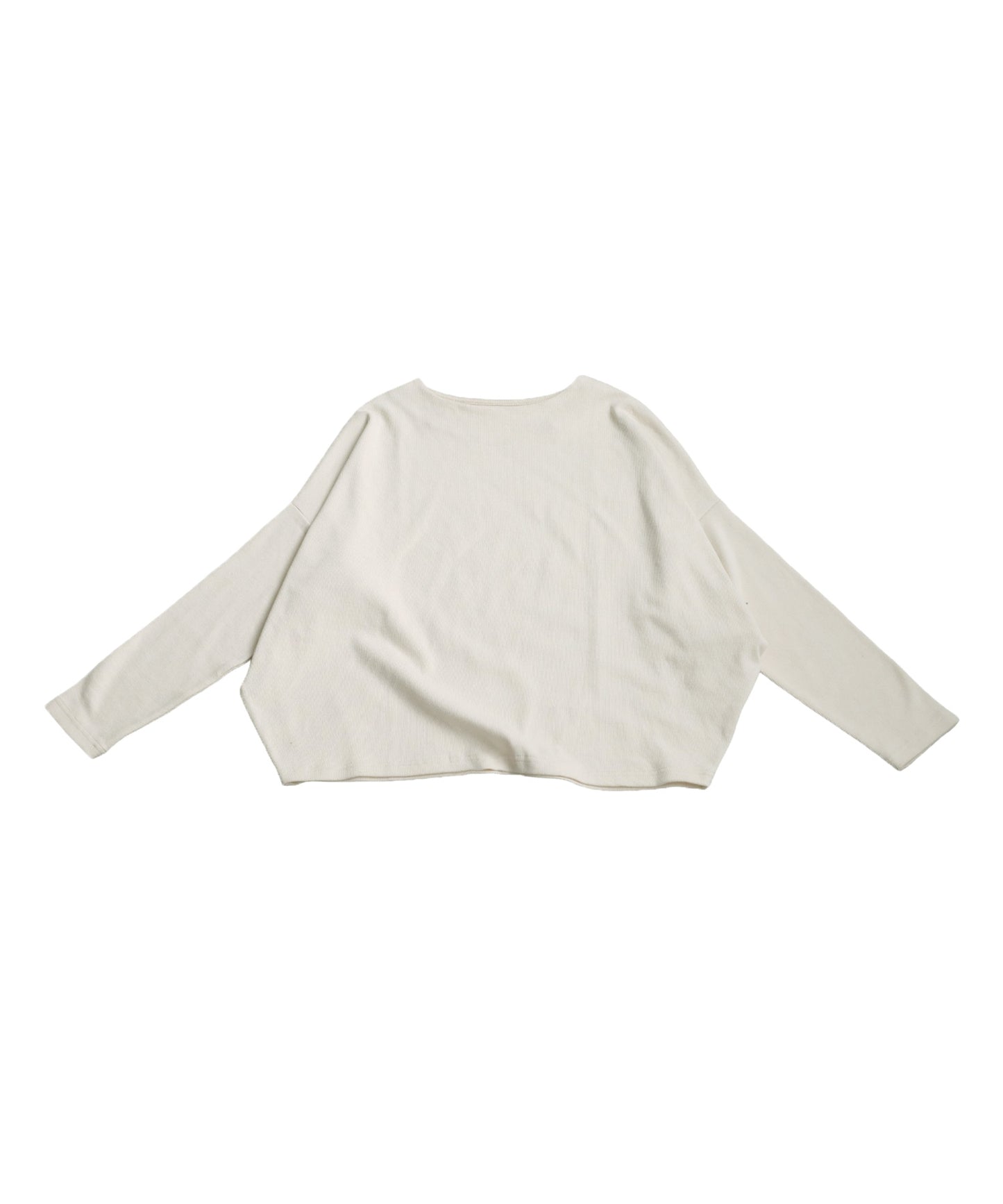 Cocoon Rib Tops Long Sleeve Ladies