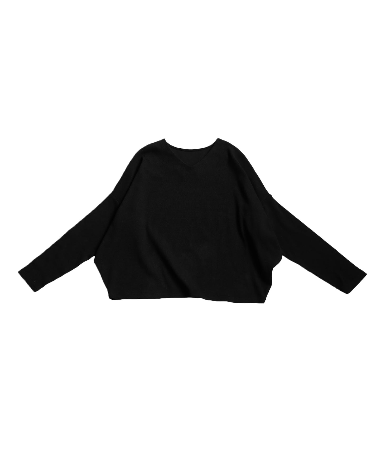 Cocoon Rib Tops Long Sleeve Ladies