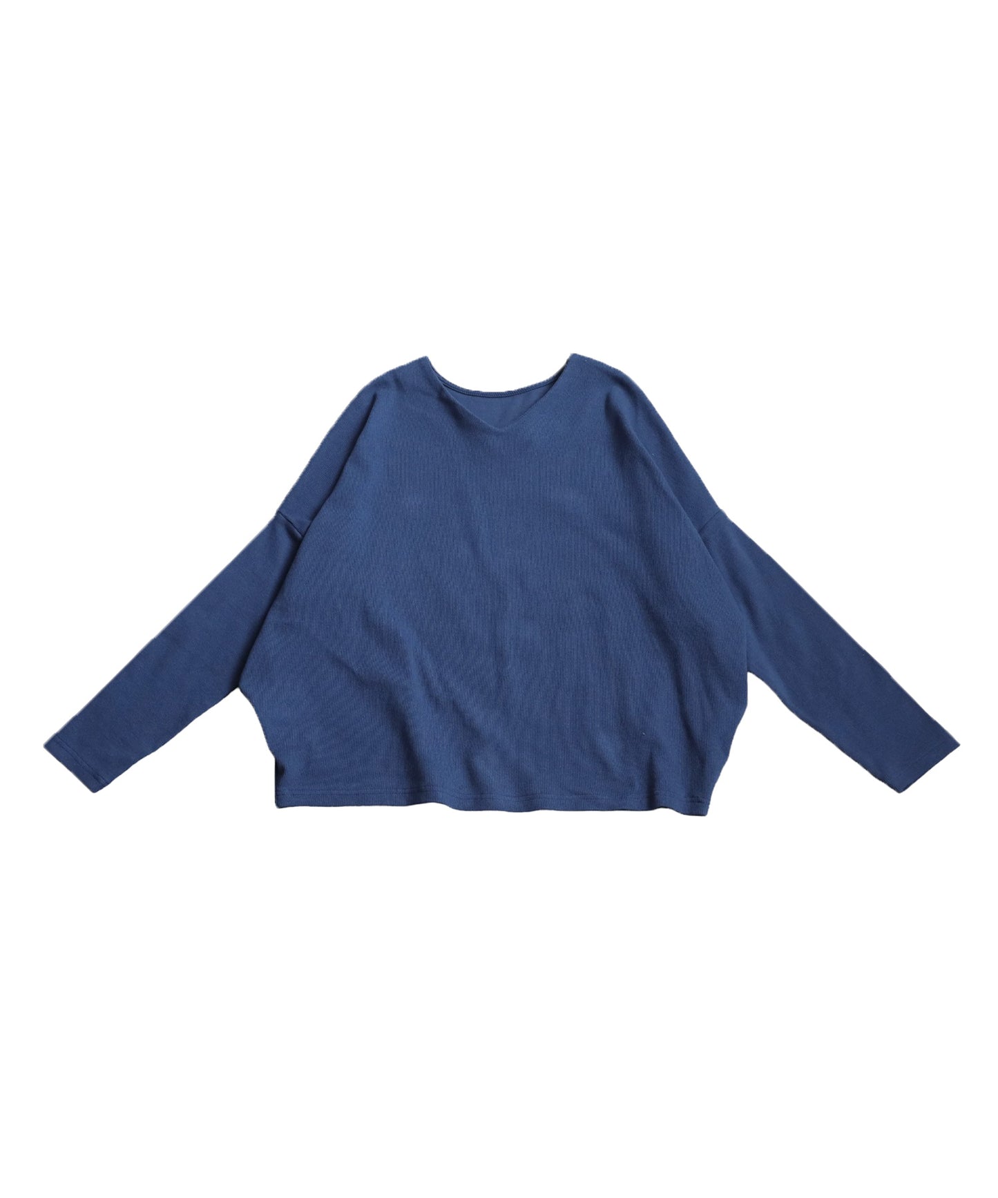 Cocoon Rib Tops Long Sleeve Ladies