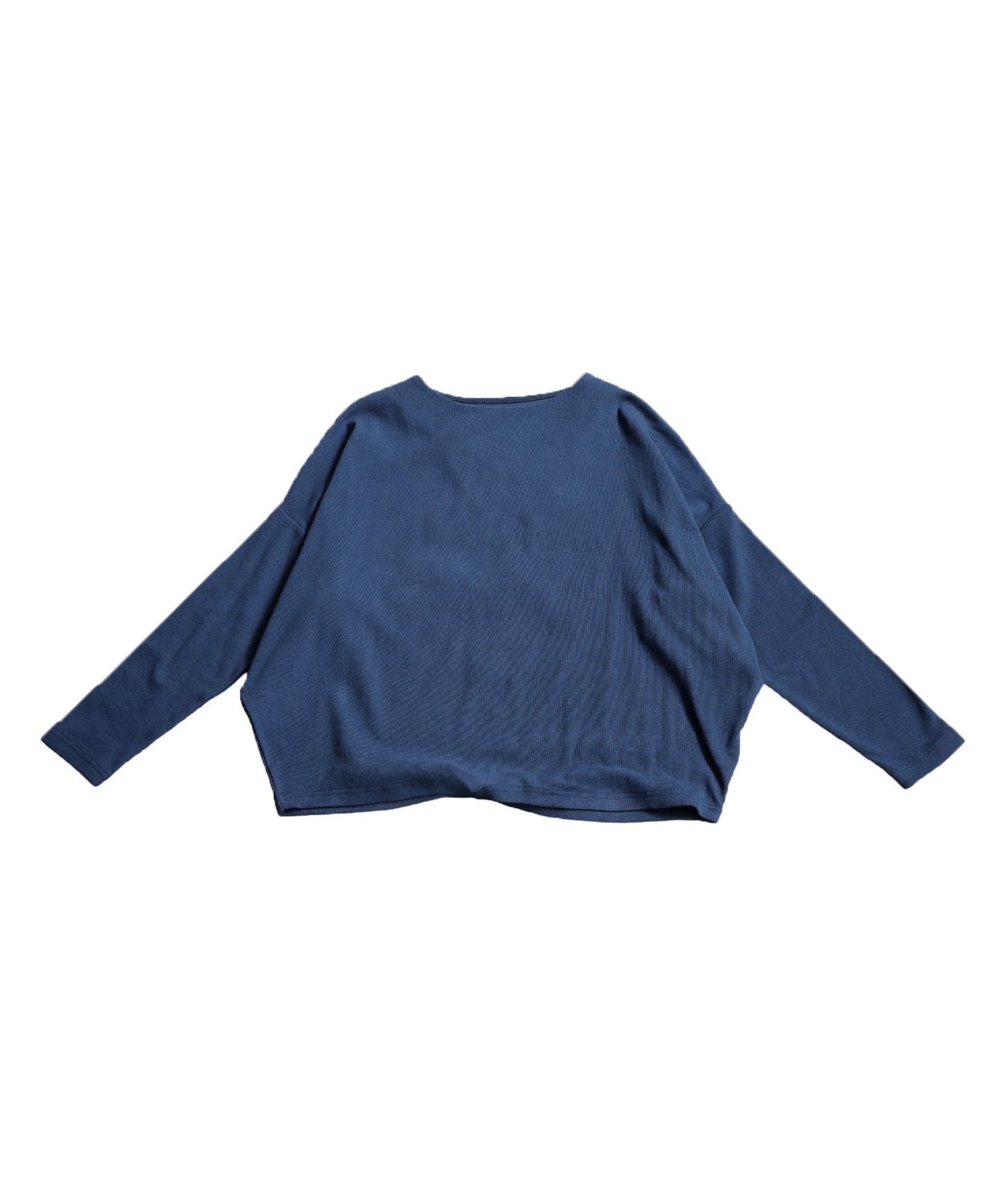 Cocoon Rib Tops Long Sleeve Ladies