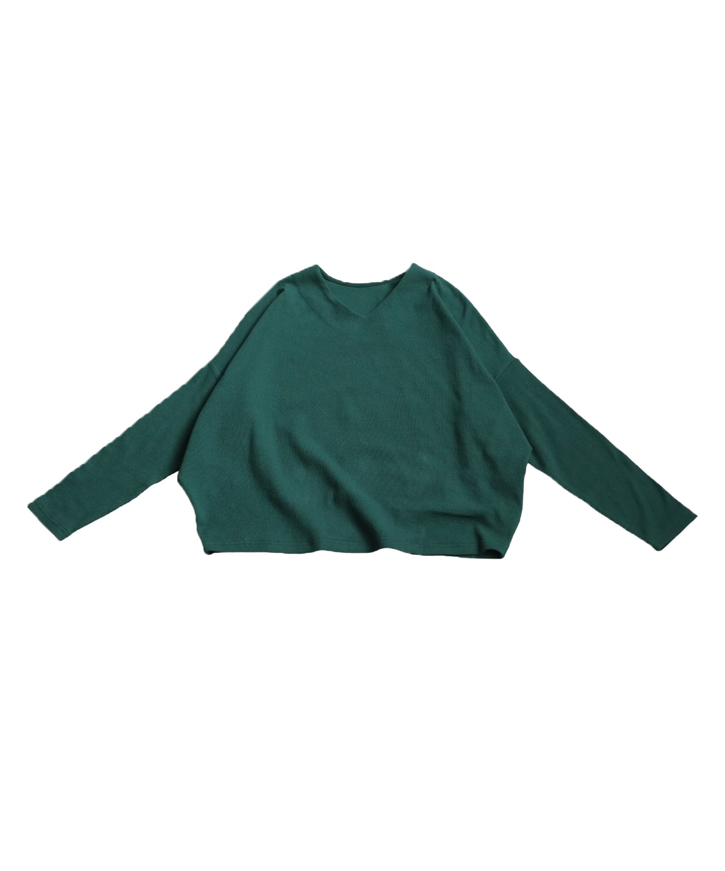 Cocoon Rib Tops Long Sleeve Ladies