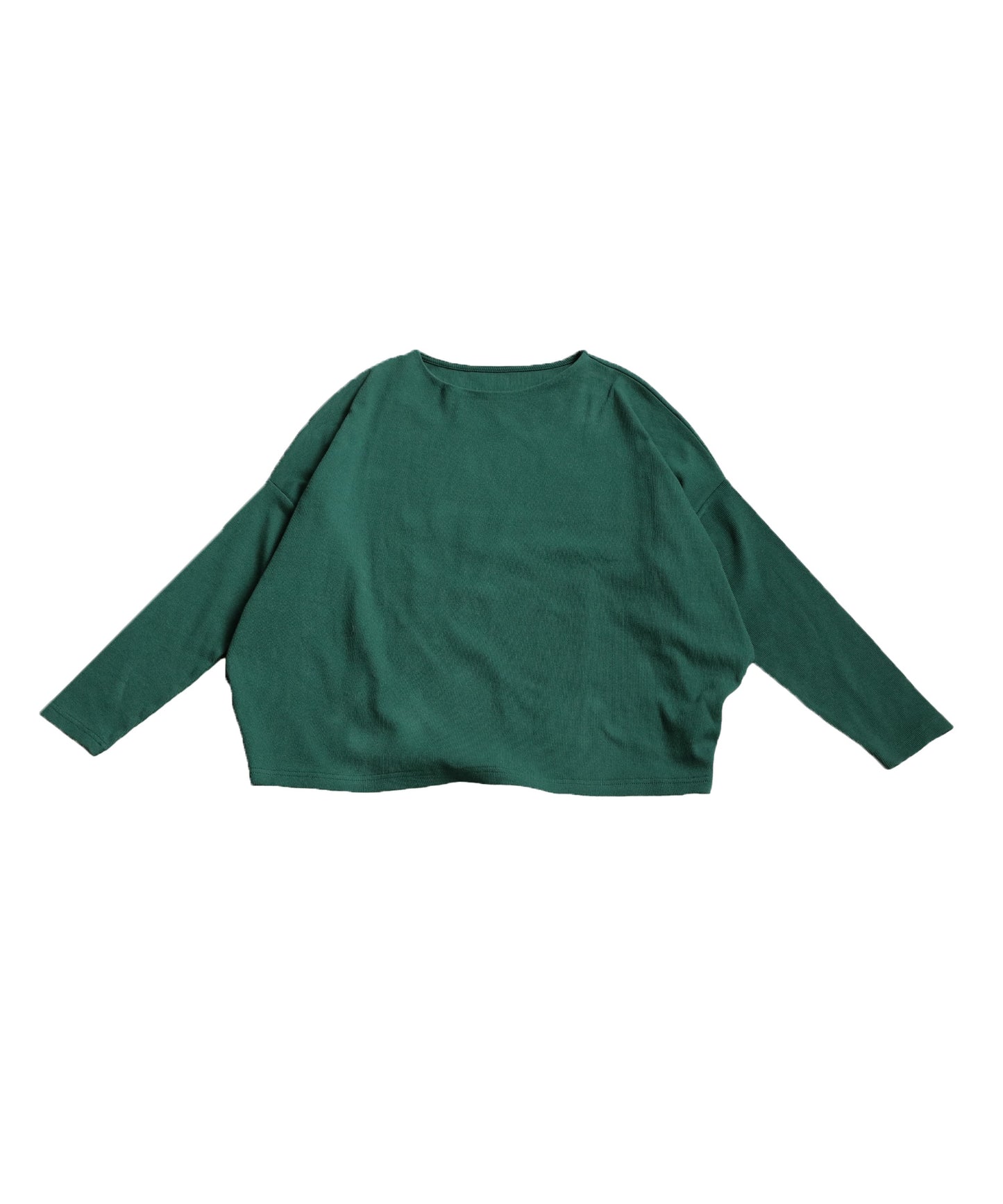 Cocoon Rib Tops Long Sleeve Ladies