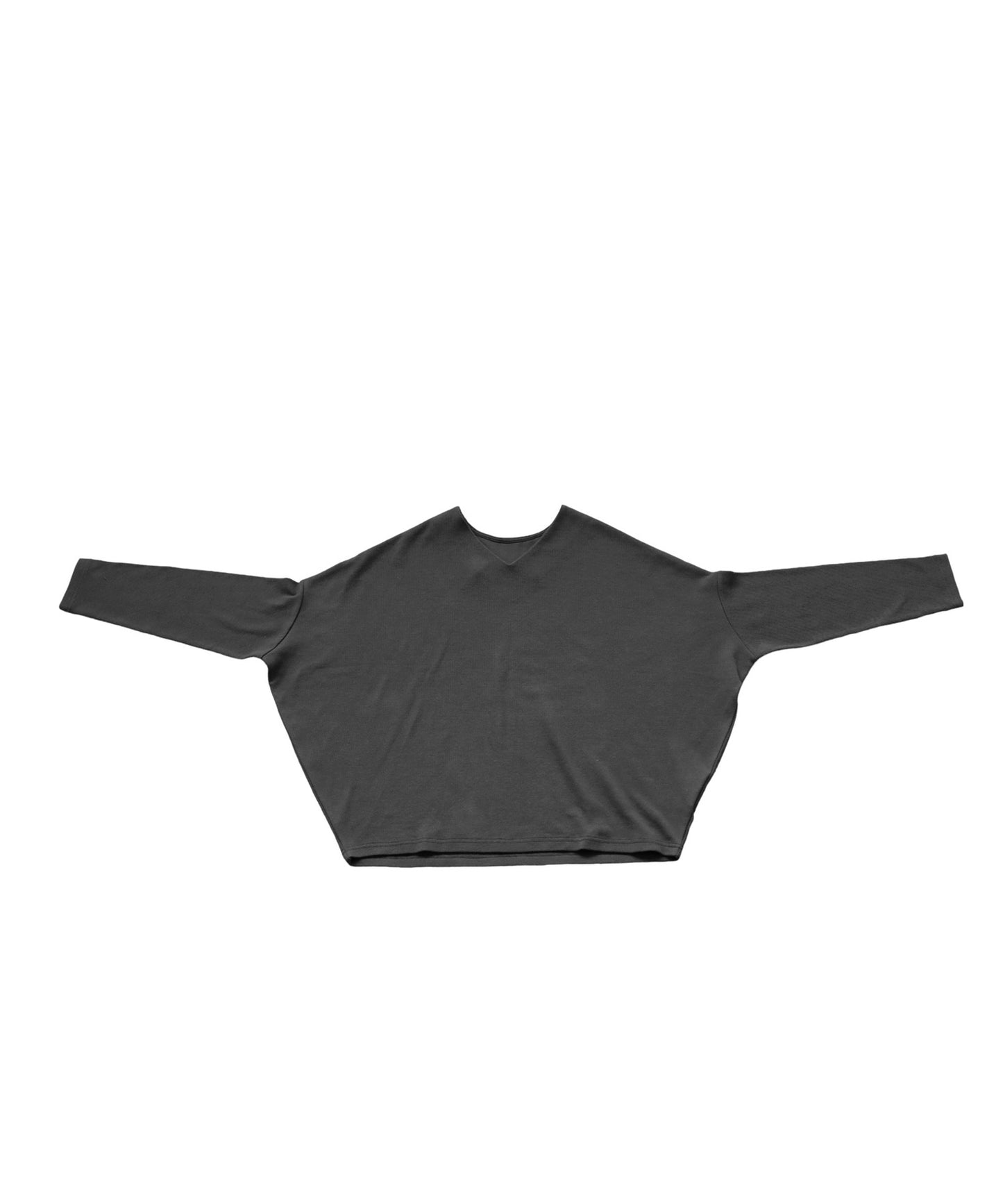 Cocoon Rib Tops Long Sleeve Ladies