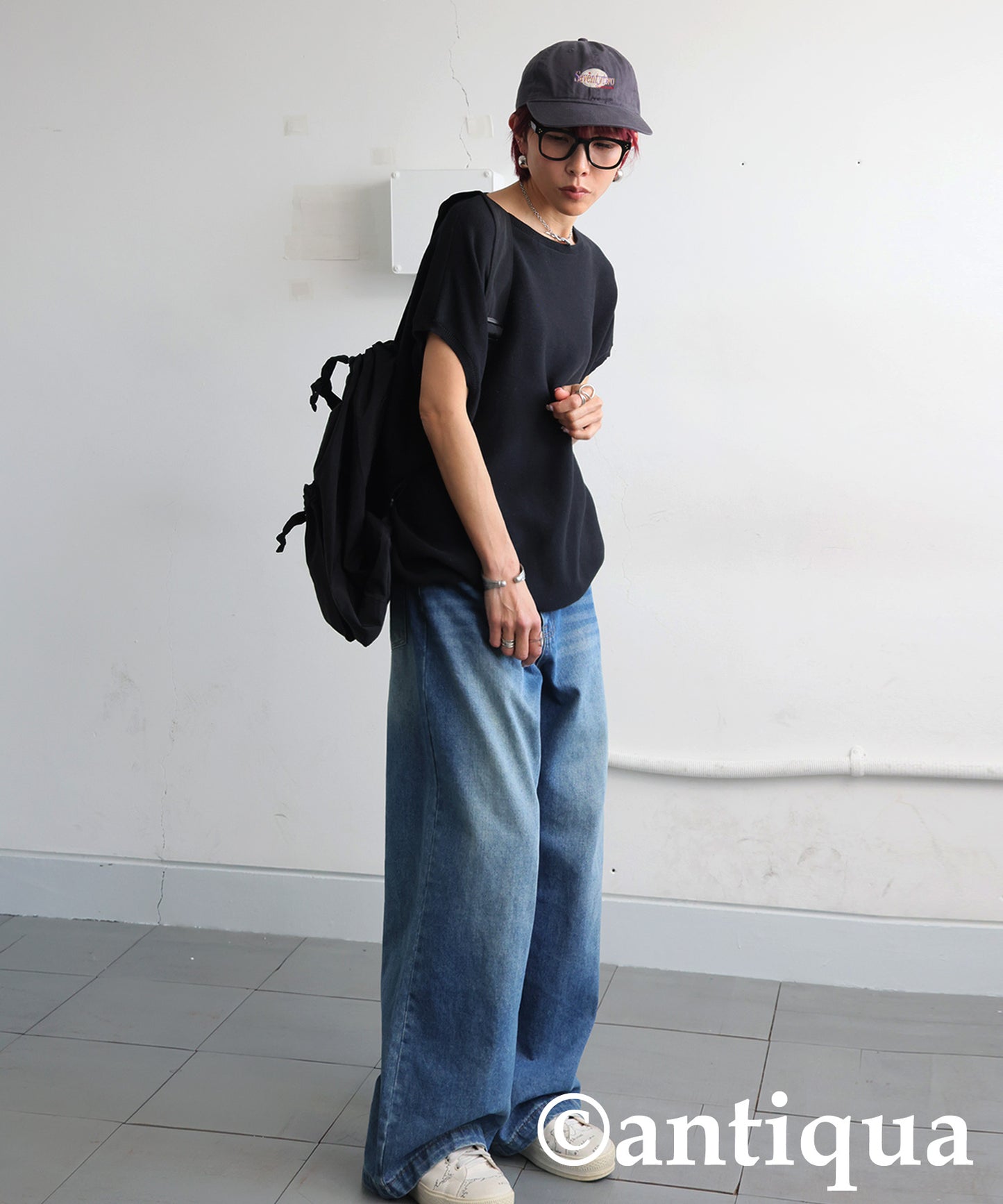 Dolman Boat-Neck Knit Ladies