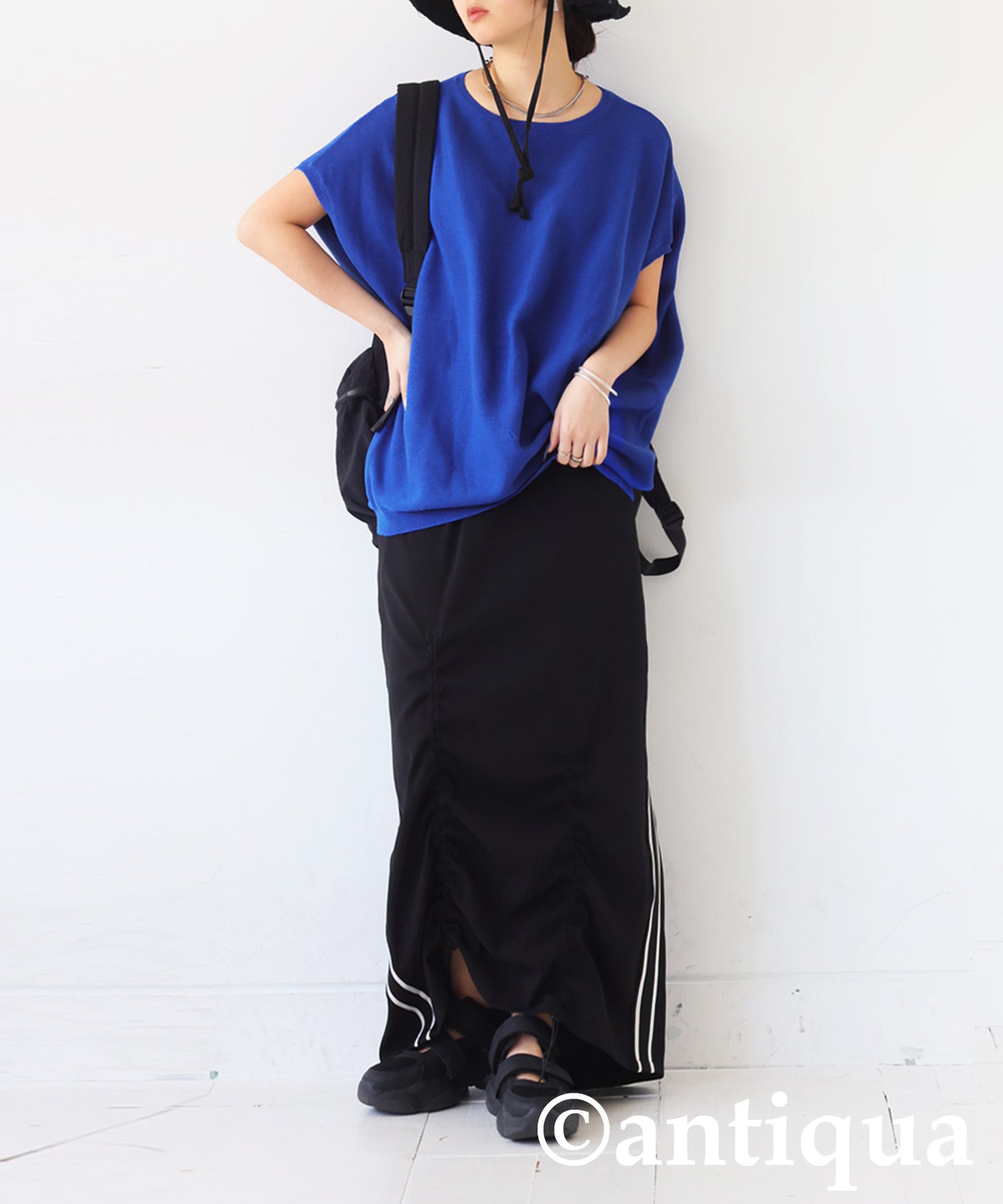 Dolman Boat-Neck Knit Ladies