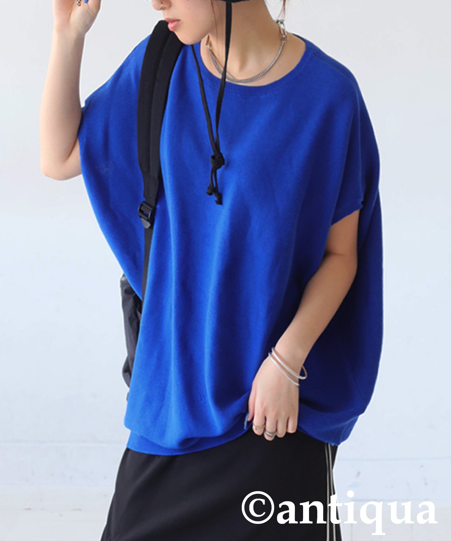 Dolman Boat-Neck Knit Ladies