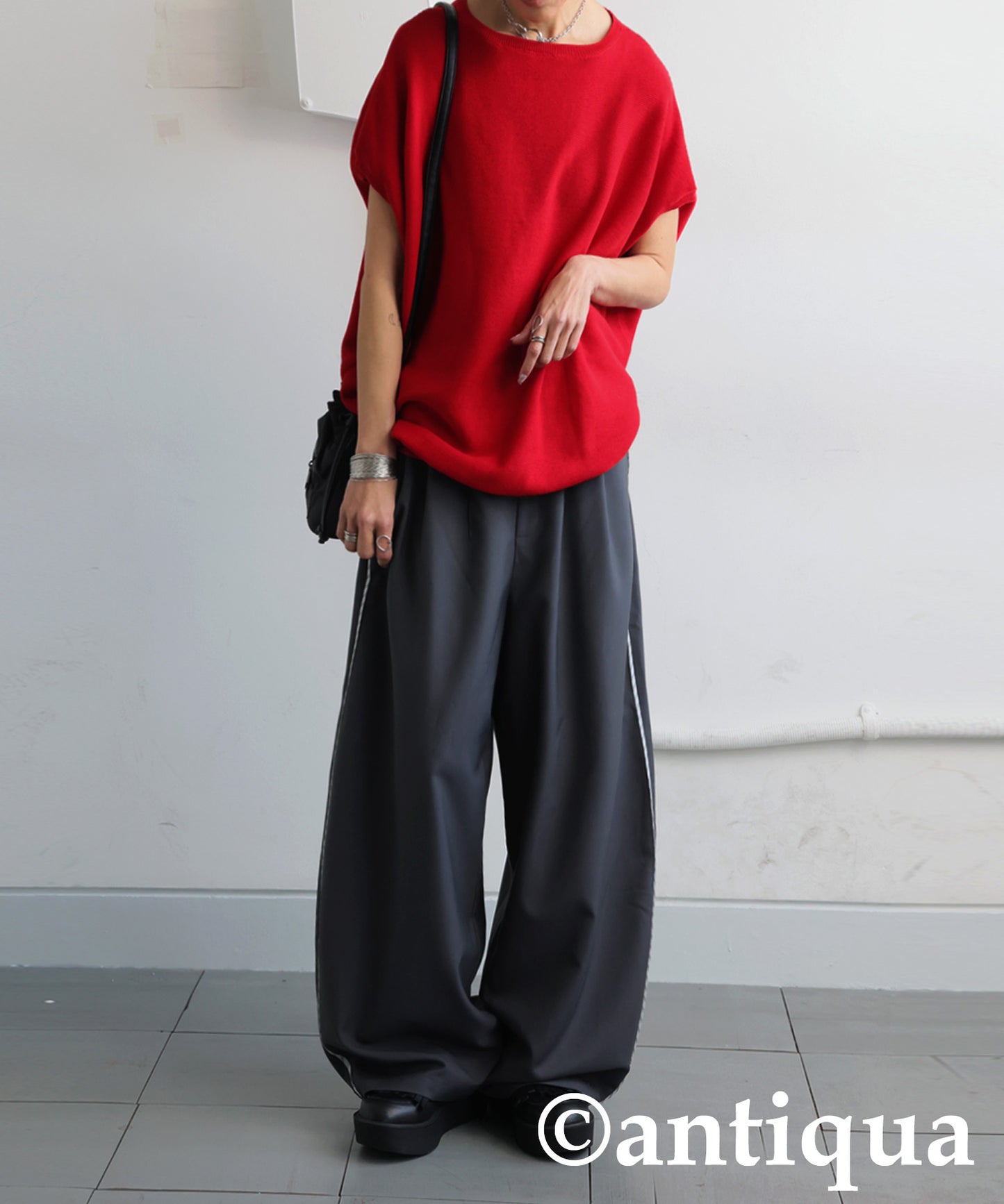 Dolman Boat-Neck Knit Ladies