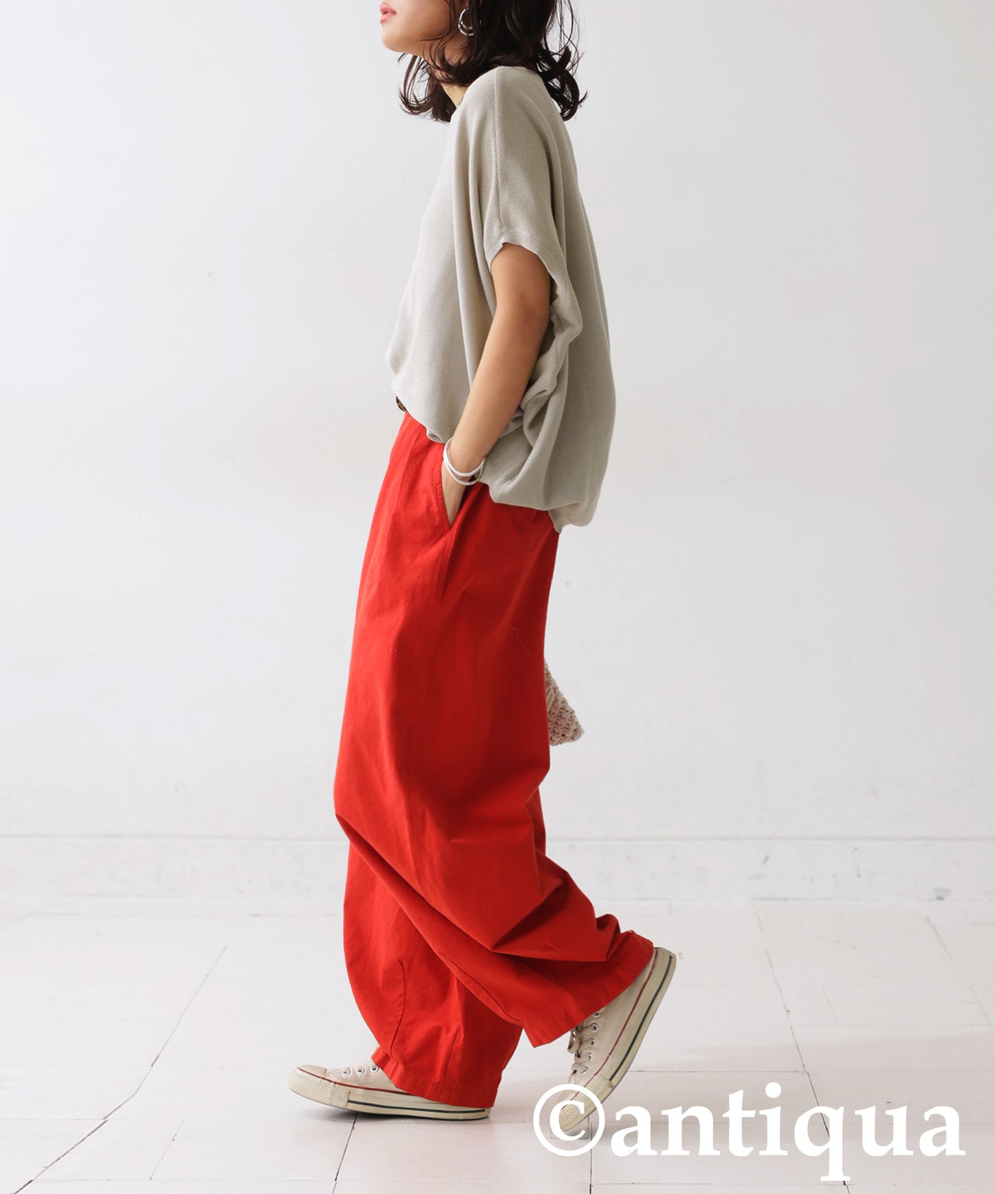 Dolman Boat-Neck Knit Ladies