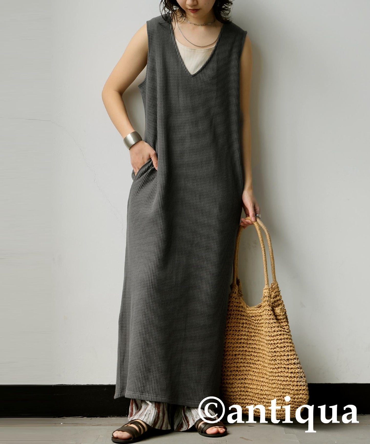 Ladies Waffle Dress