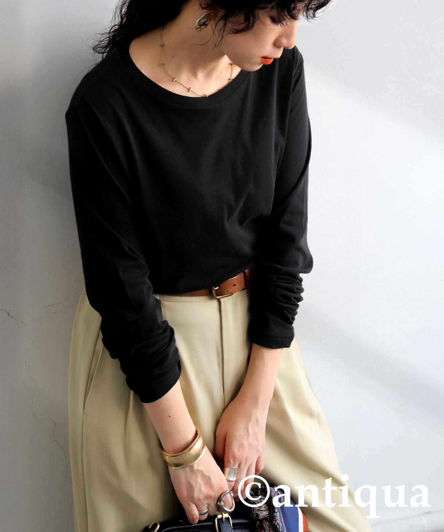 Ladies Slab Sheer Long T-Shirt