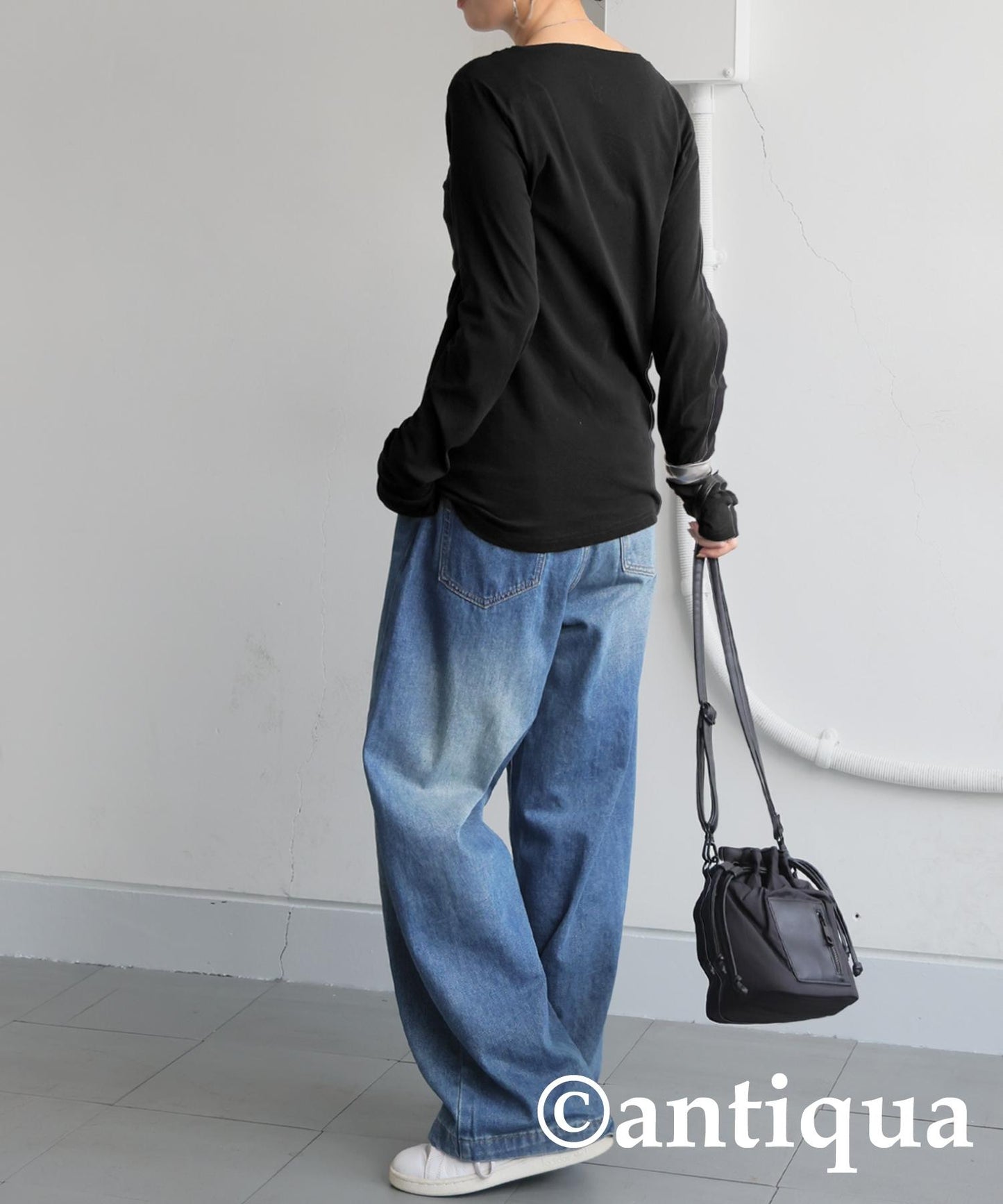 Ladies Slab Sheer Long T-Shirt