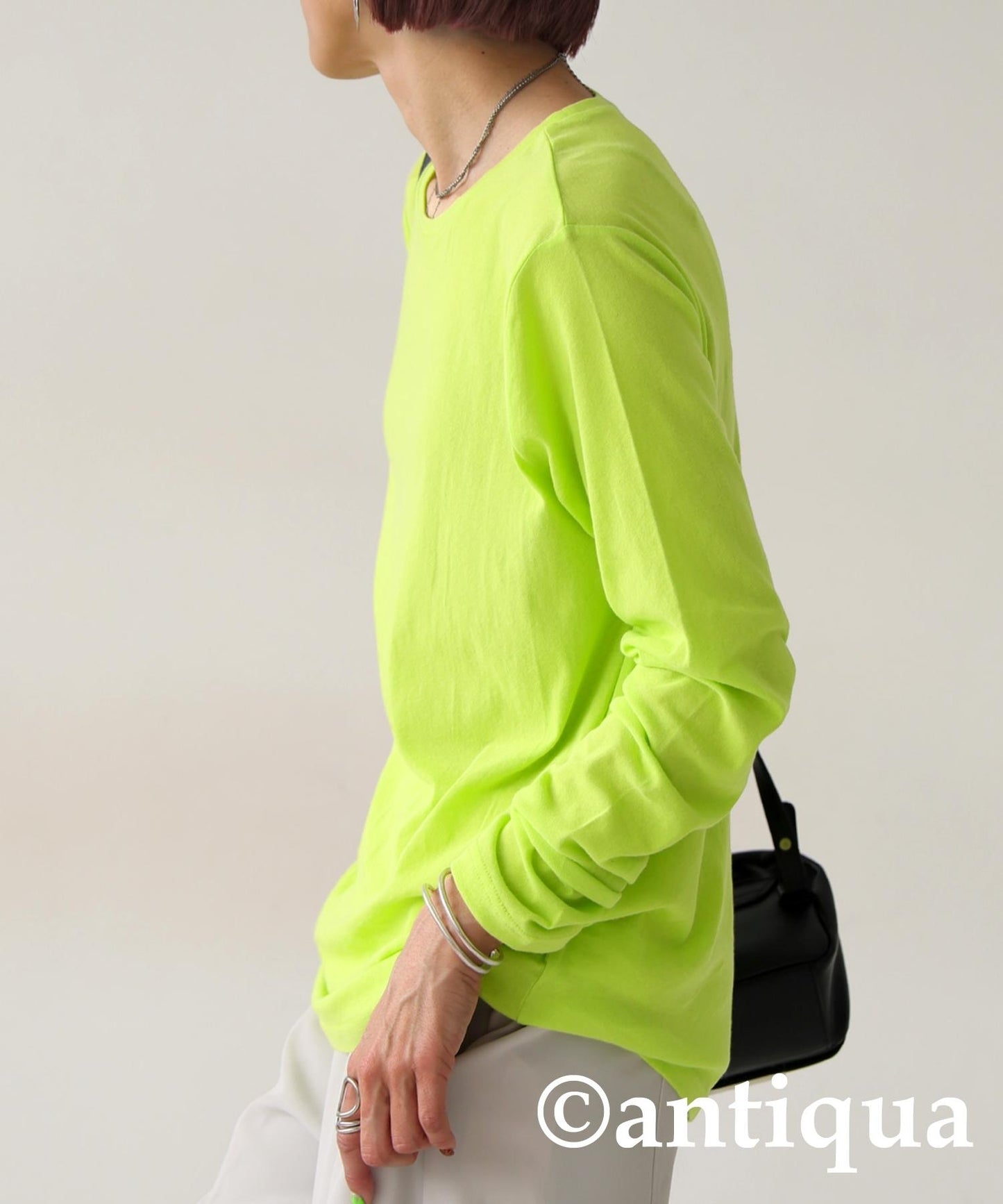 Ladies Slab Sheer Long T-Shirt