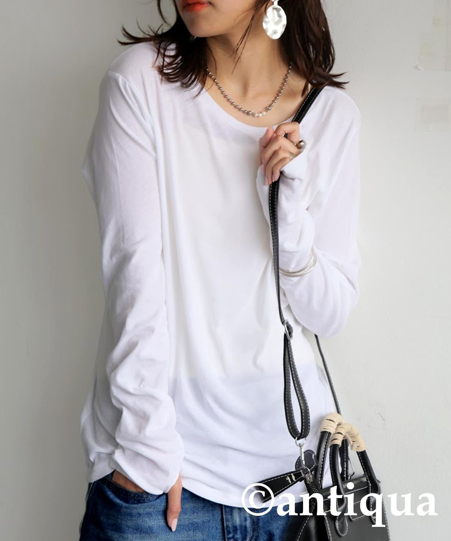 Ladies Slab Sheer Long T-Shirt