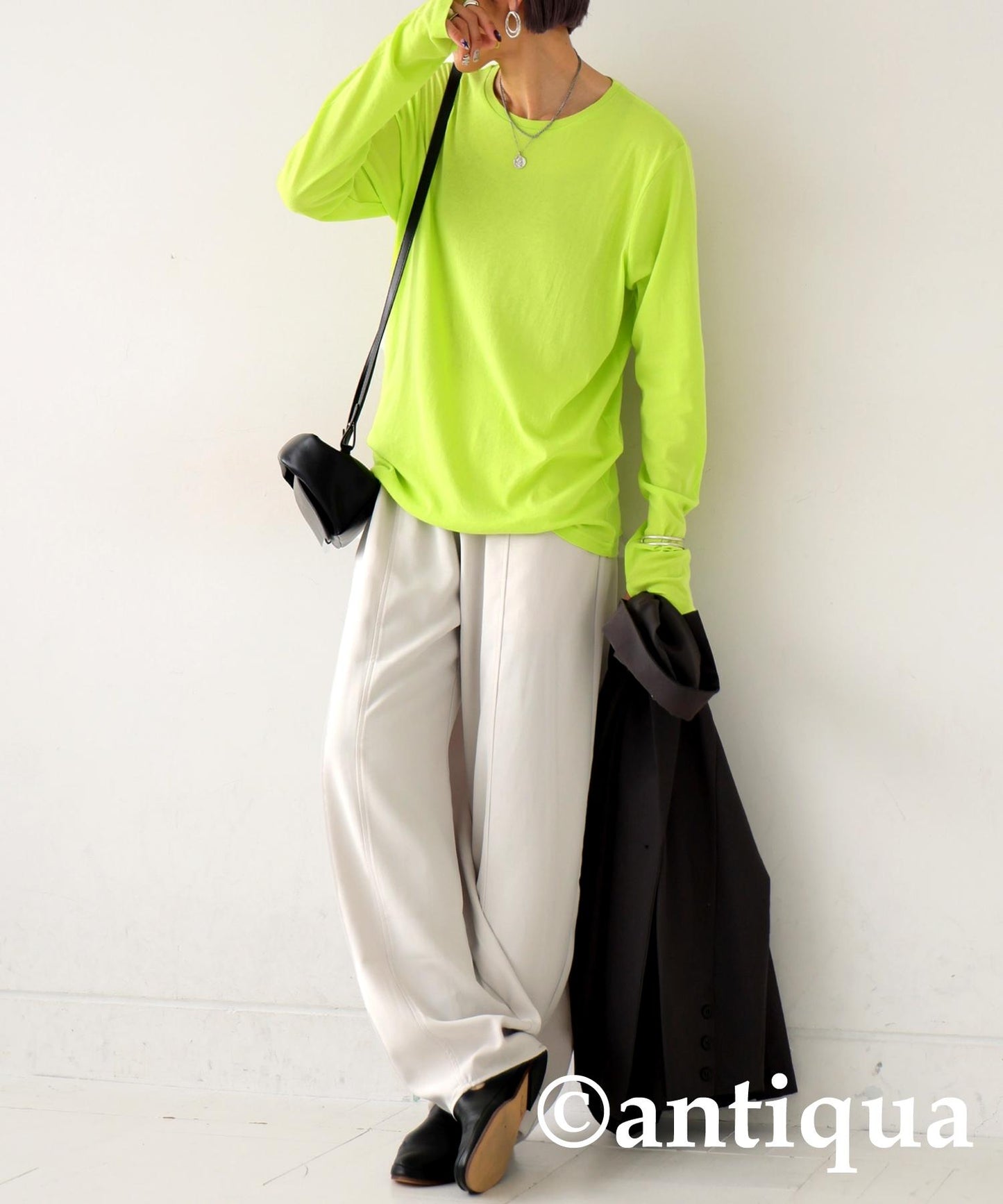 Ladies Slab Sheer Long T-Shirt