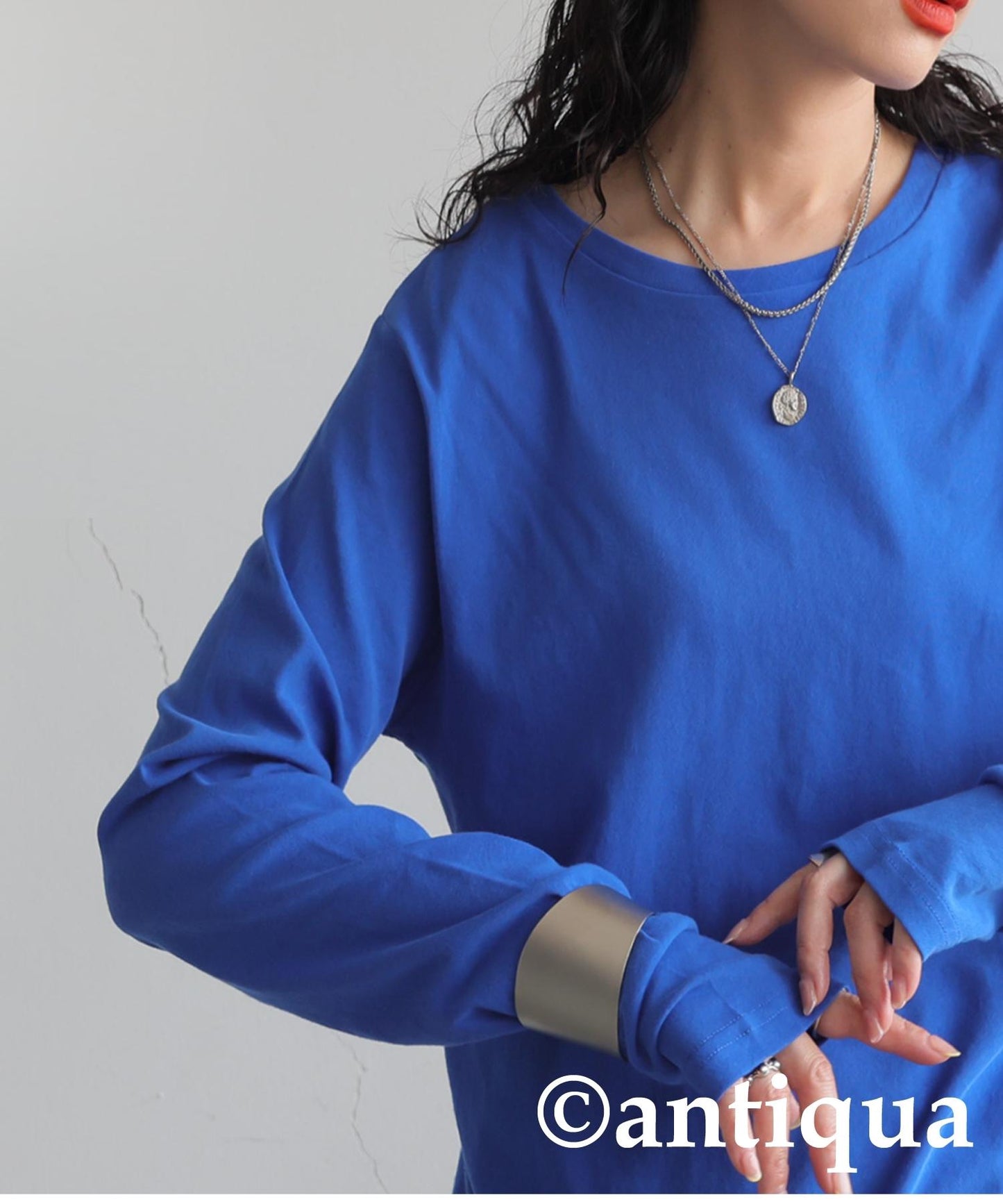 Ladies Slab Sheer Long T-Shirt