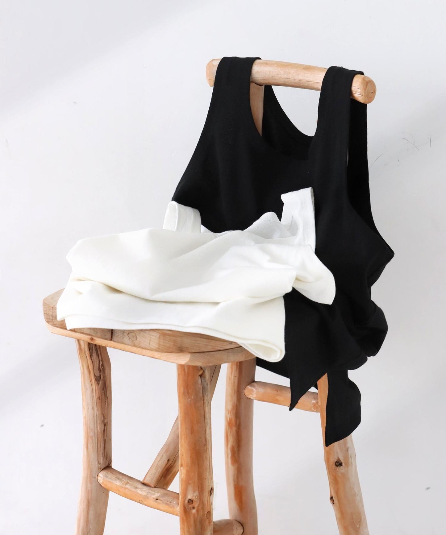 Ladies 100% Cotton Basque Tank Tops