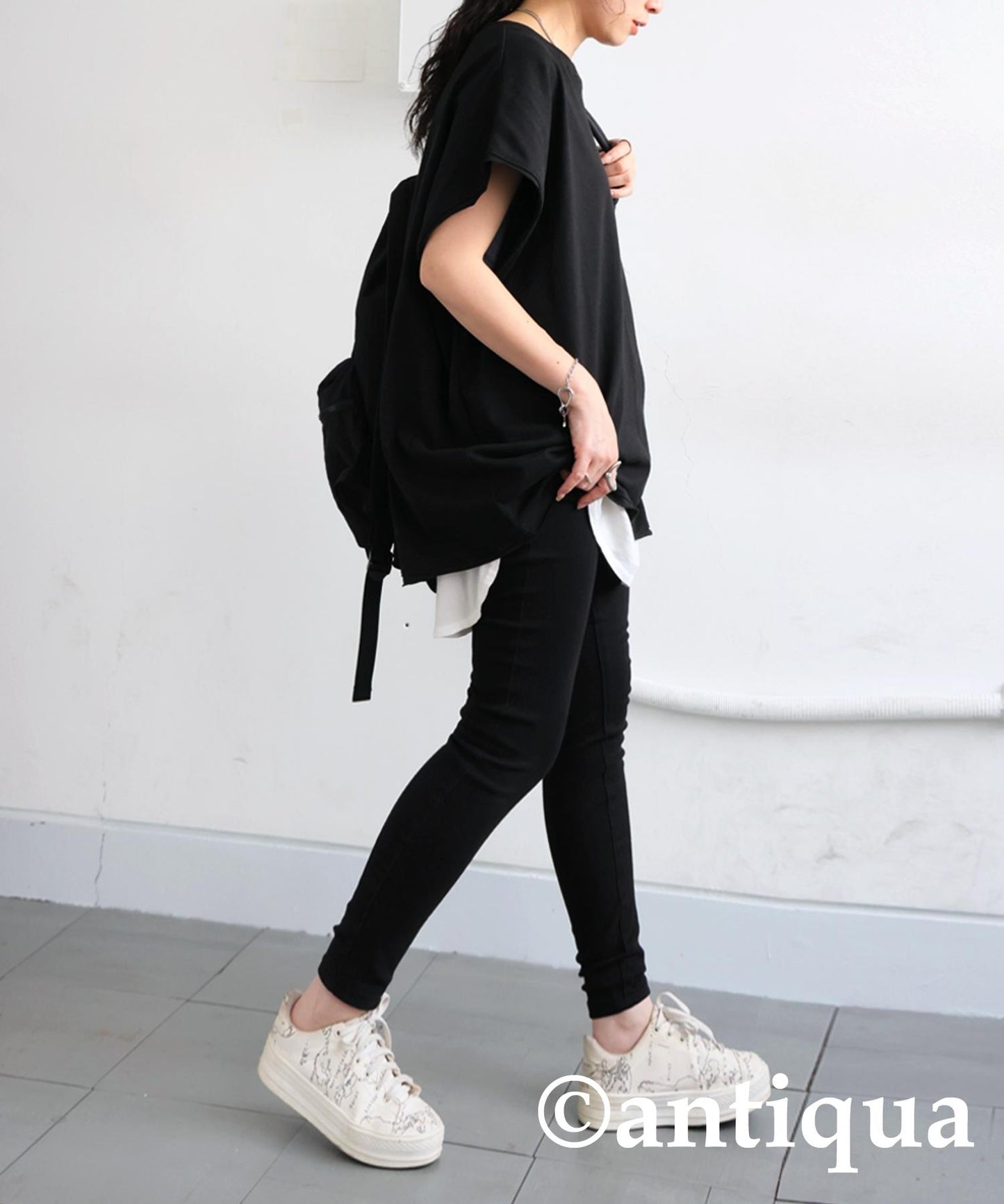 Ladies Gazette Cut-Out T-Shirt