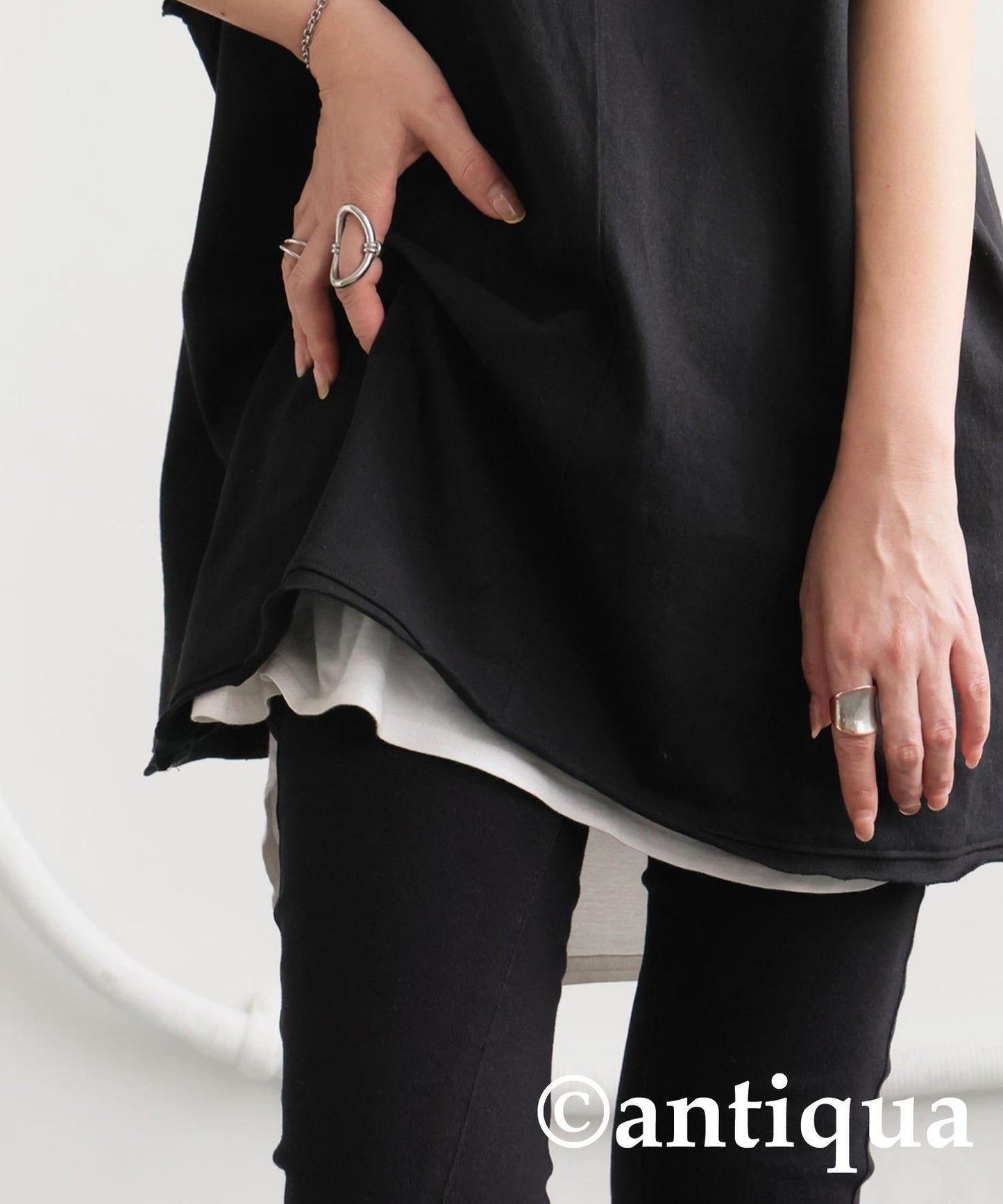 Ladies Gazette Cut-Out T-Shirt