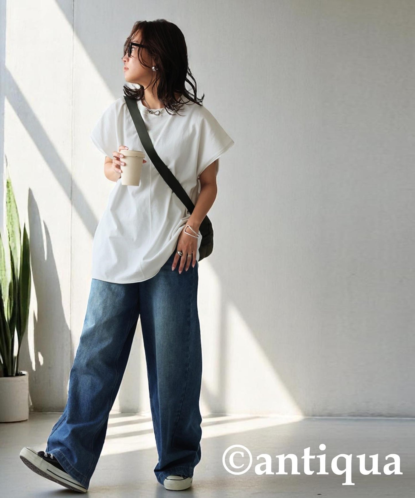 Ladies Gazette Cut-Out T-Shirt