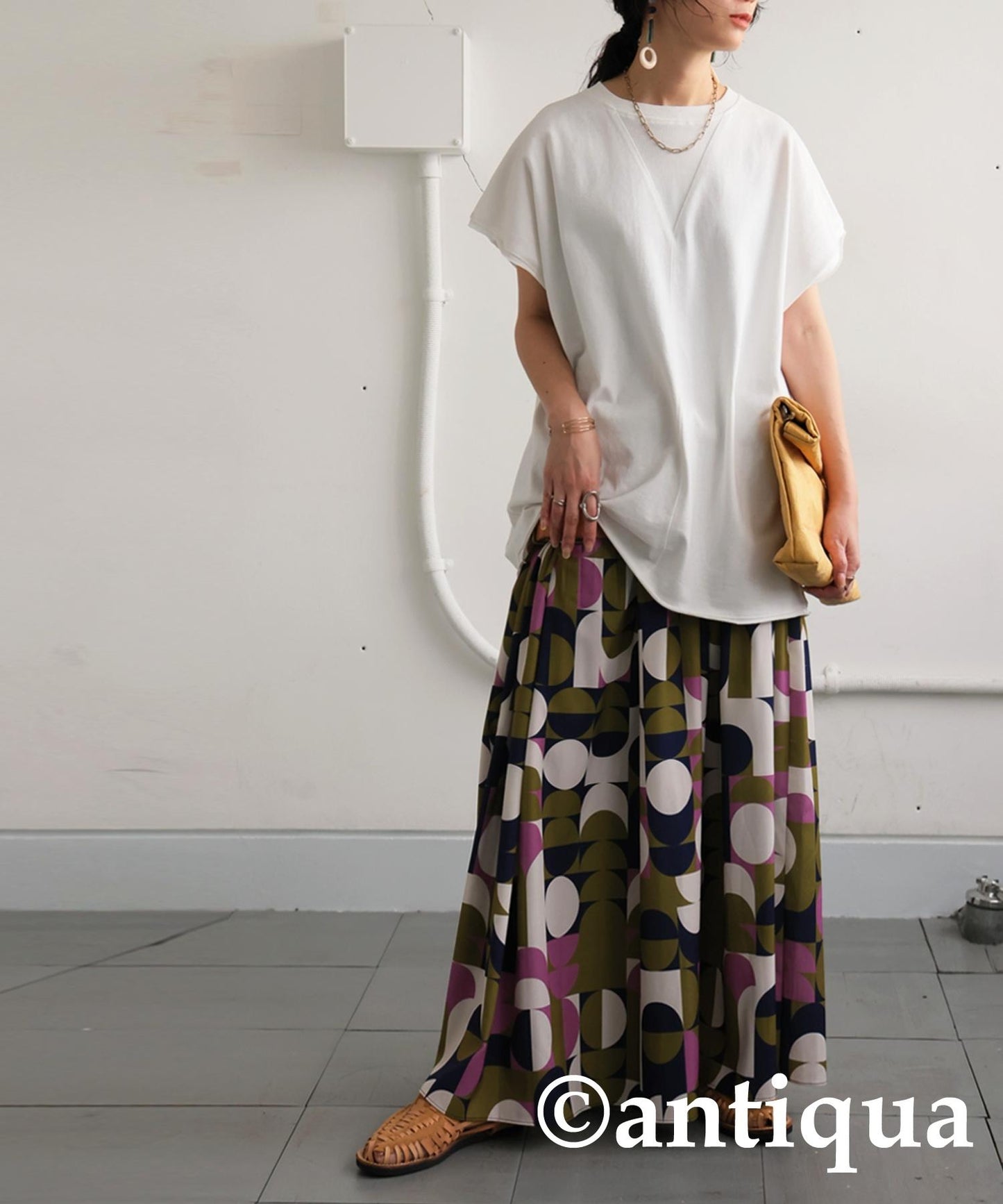 Ladies Gazette Cut-Out T-Shirt