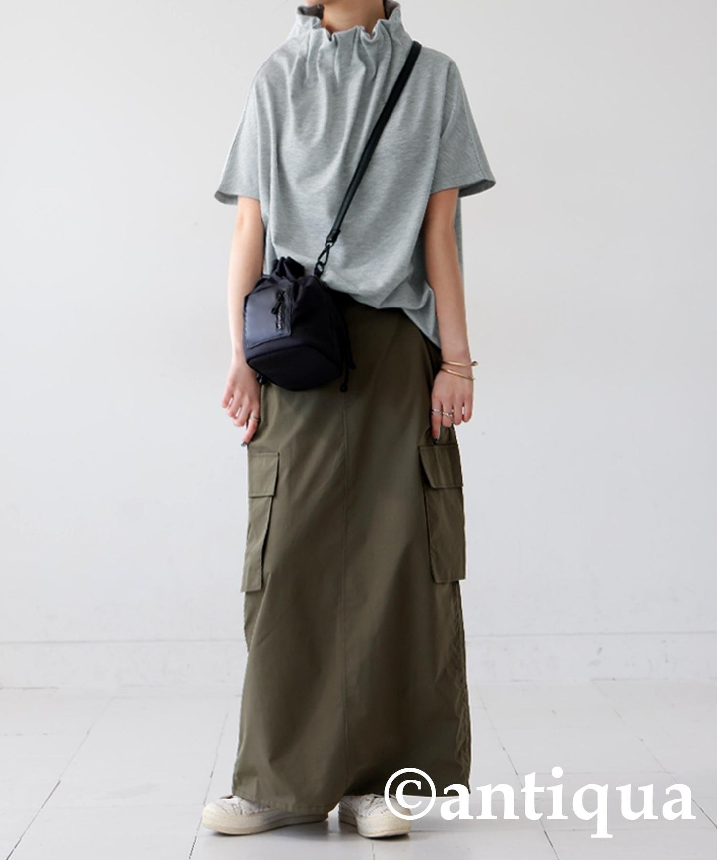 Ladies Cool-To-The-Touch Gathered Tops