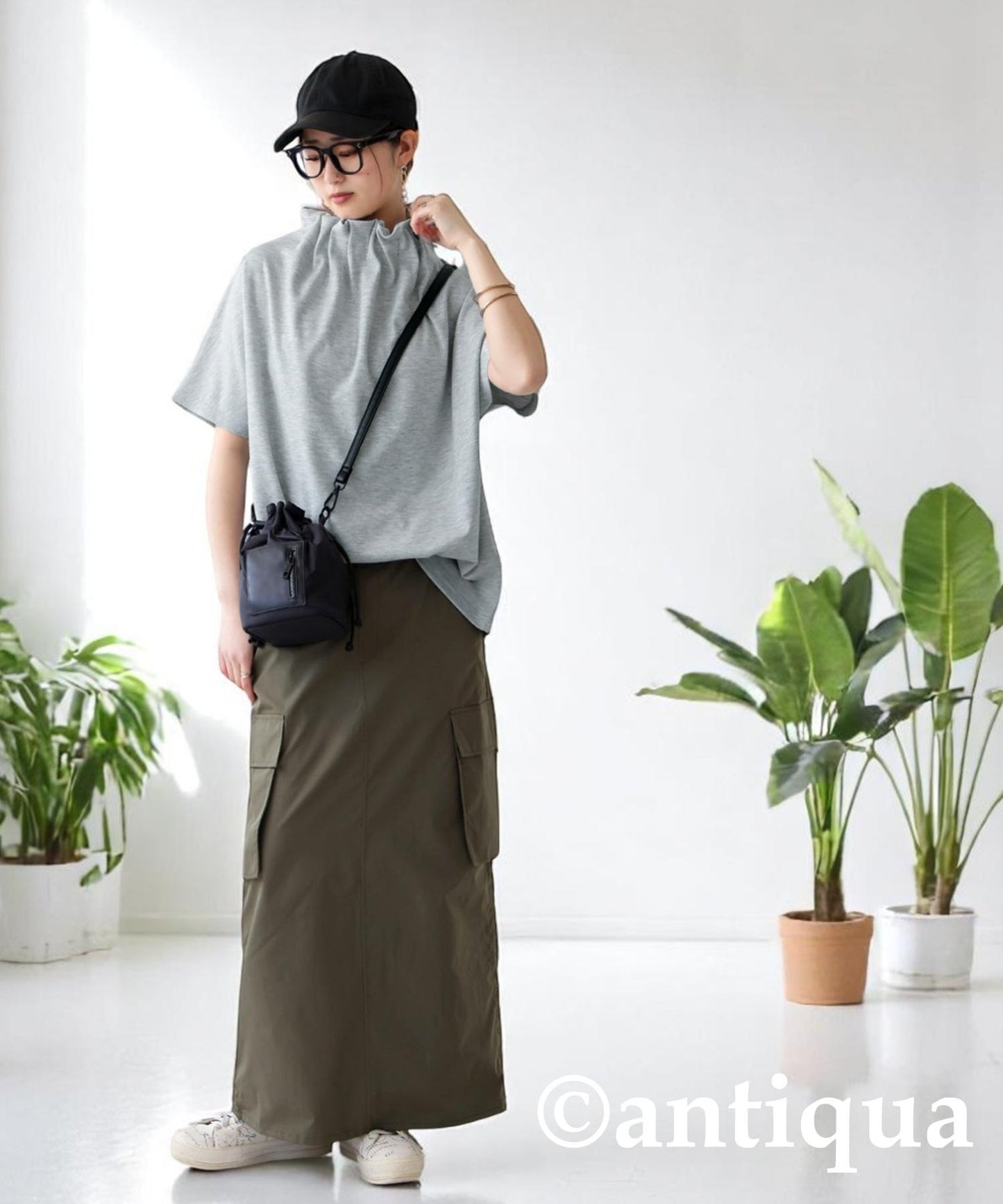 Ladies Cool-To-The-Touch Gathered Tops