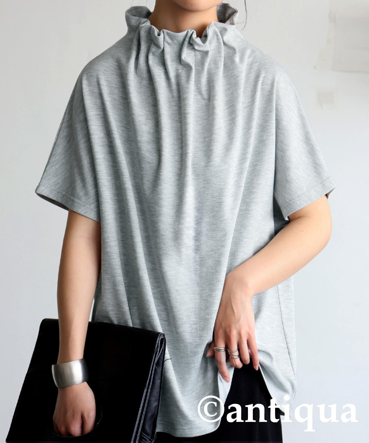 Ladies Cool-To-The-Touch Gathered Tops