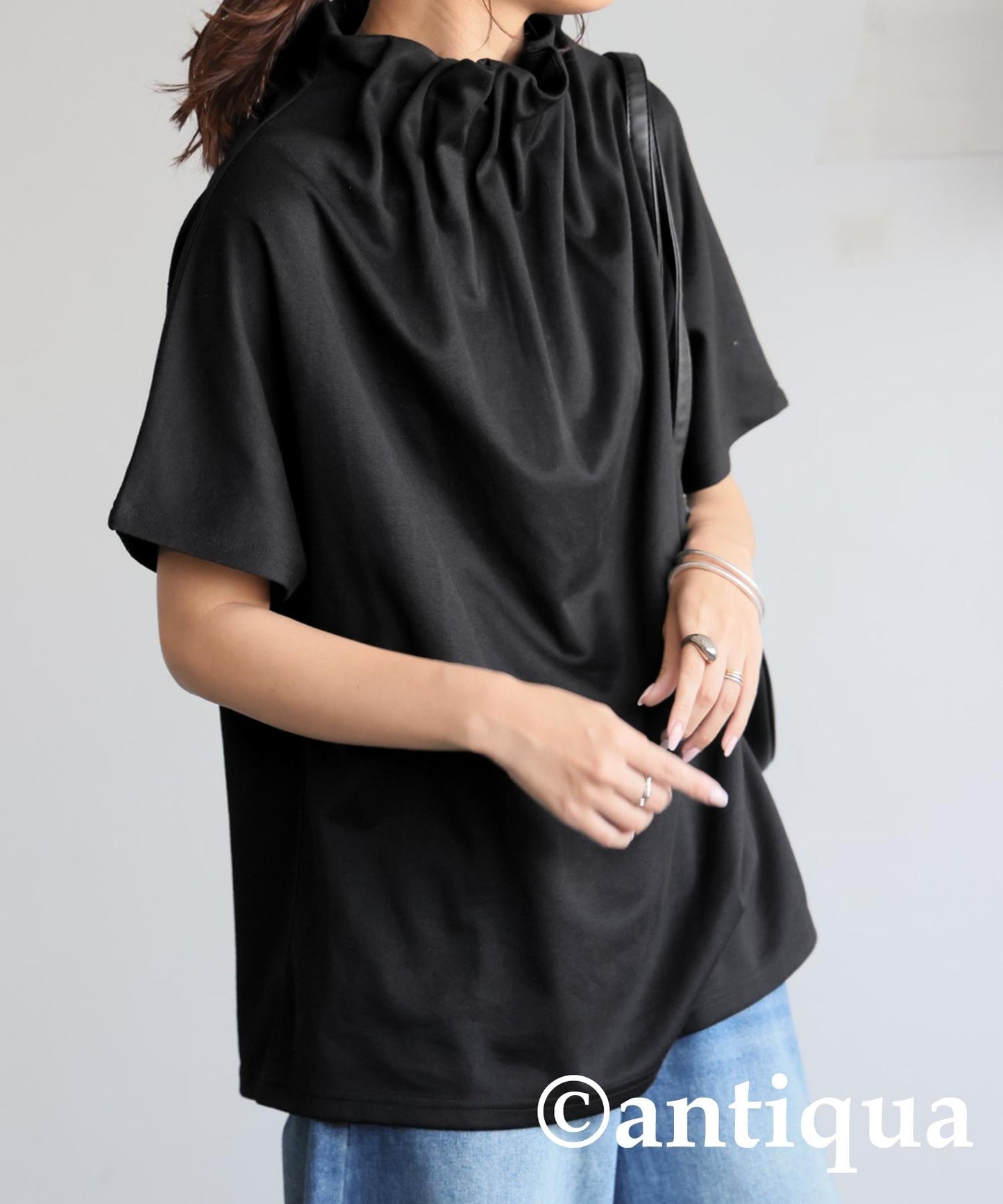 Ladies Cool-To-The-Touch Gathered Tops