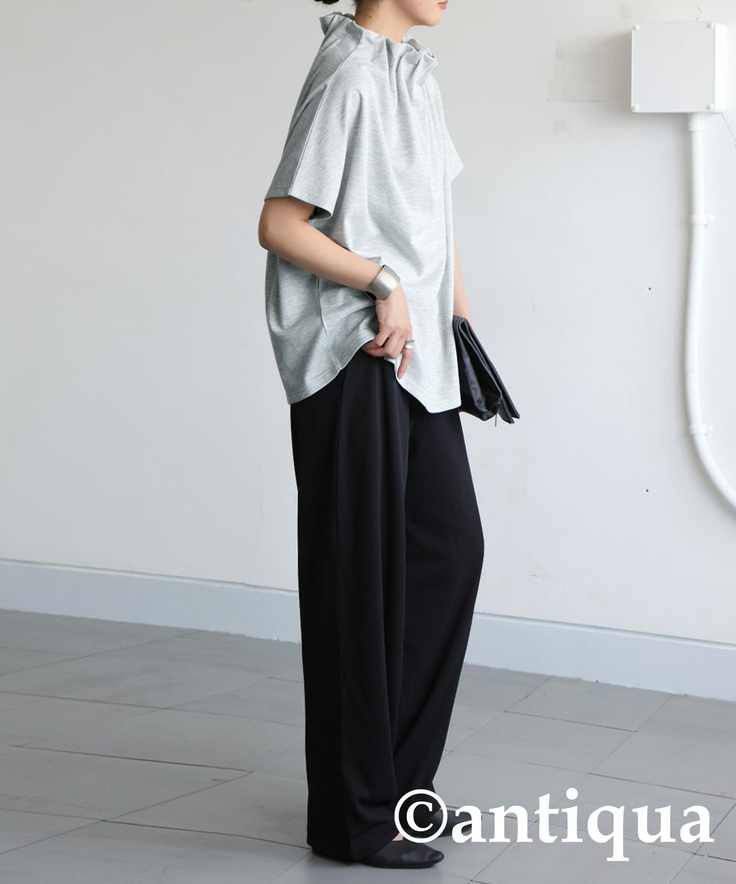 Ladies Cool-To-The-Touch Gathered Tops