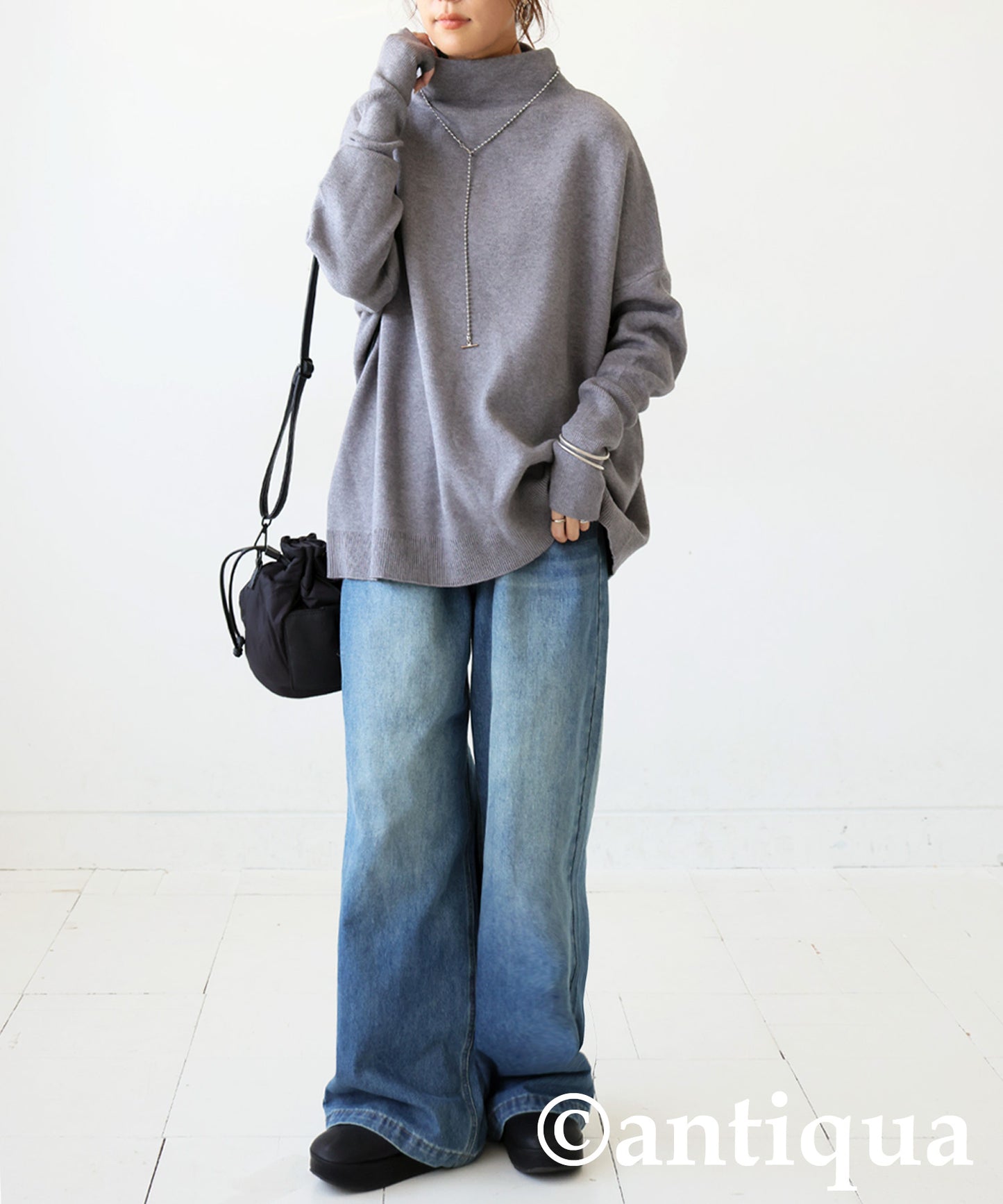 Bottleneck Knit Ladies